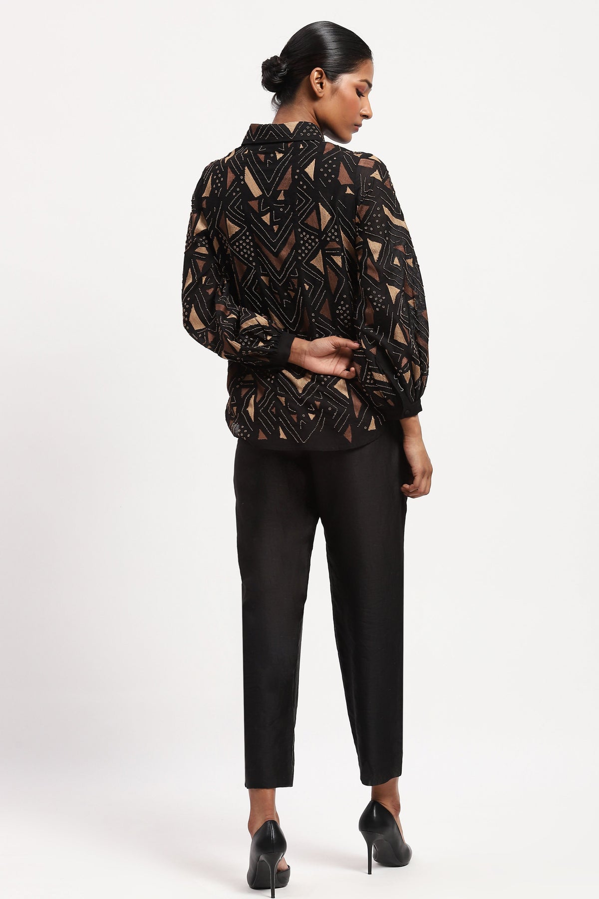 Embellished Chevron Shirt