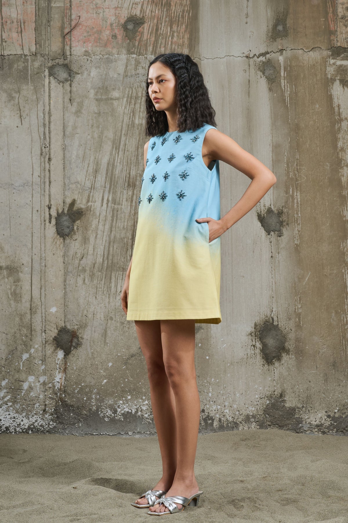 Soft Horizon Mini Dress