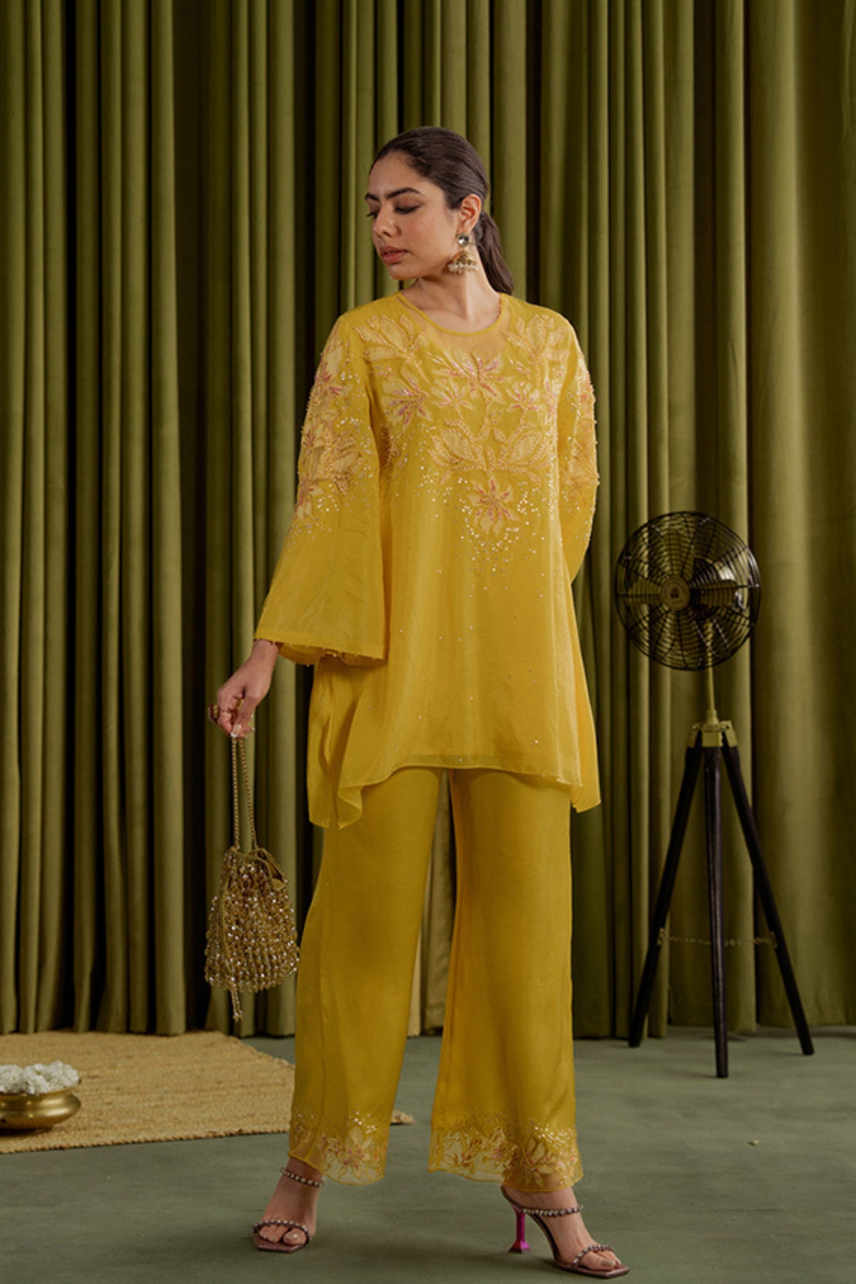 Mango Embroidered Kurta