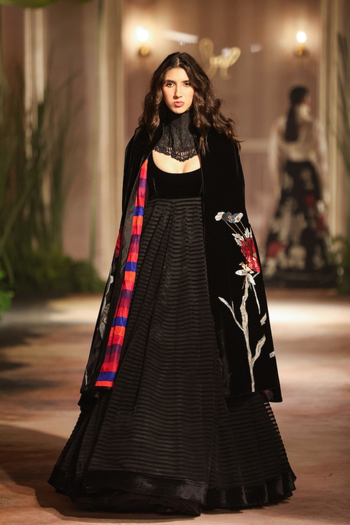 Black Velvet Cape