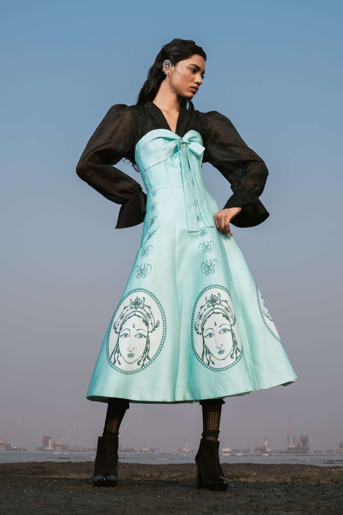Manifesting in Satin Dress