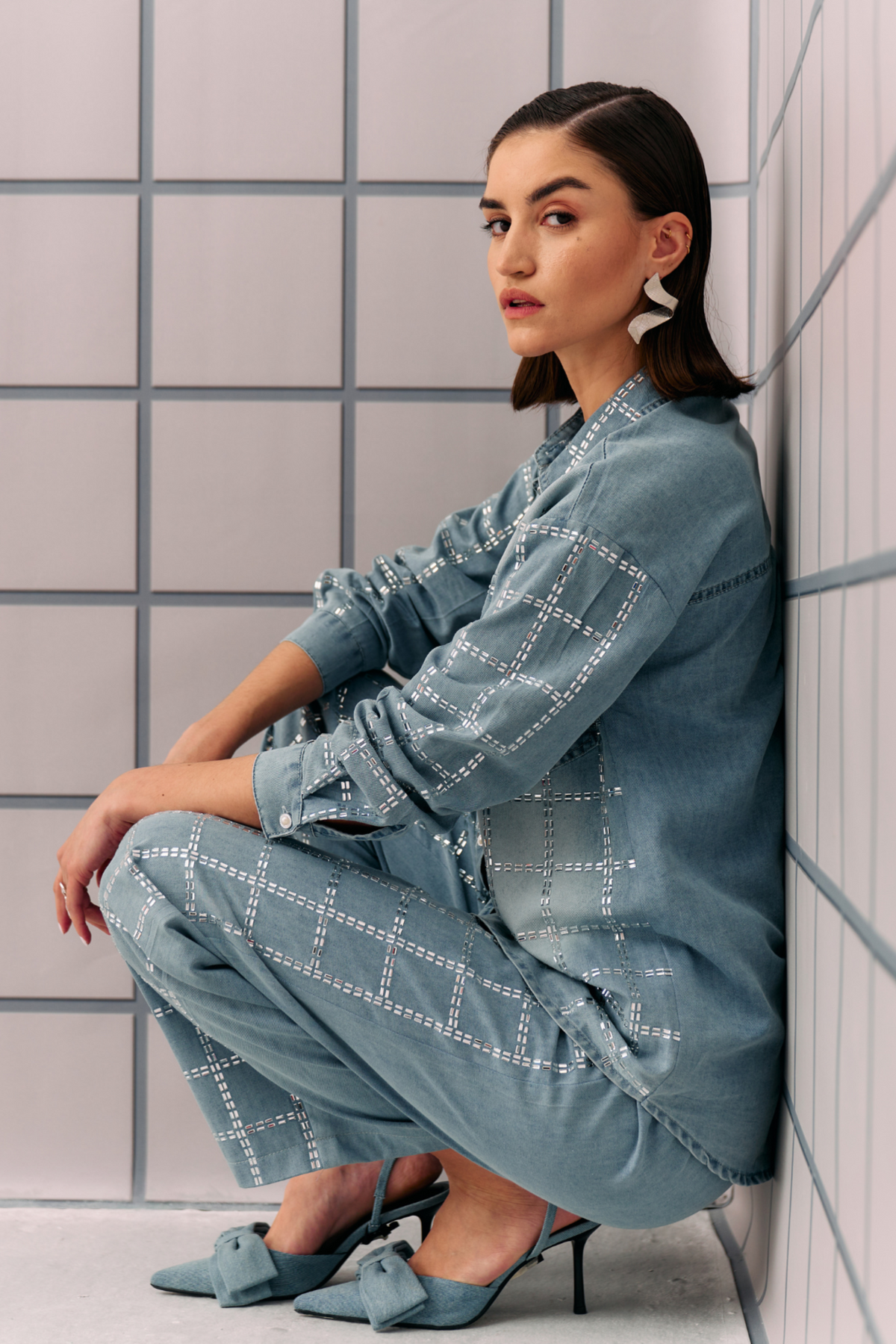 Light Blue Aim Co-ord Set