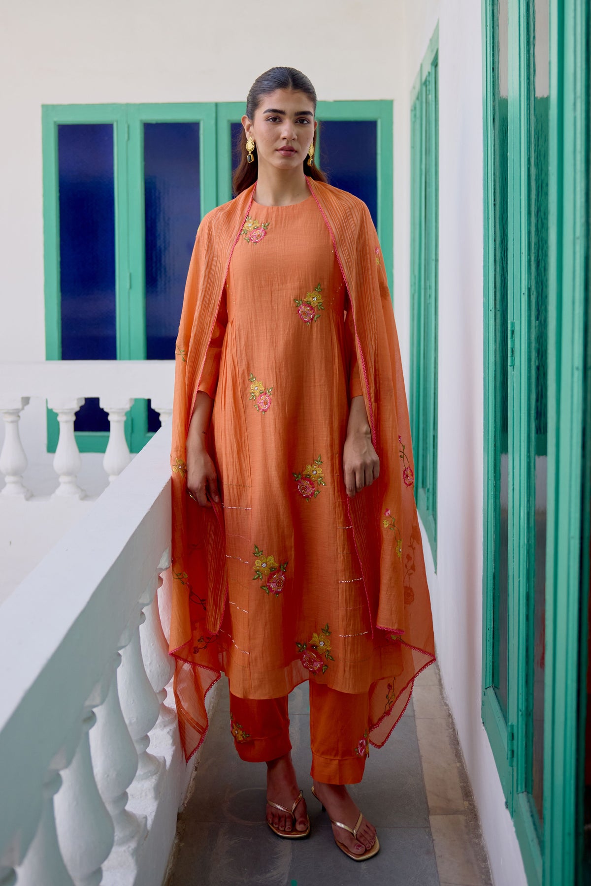 Tangerine Love Suit Set