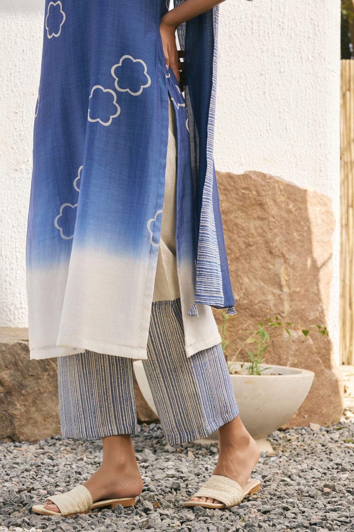 Ocean Blue Kurta Set