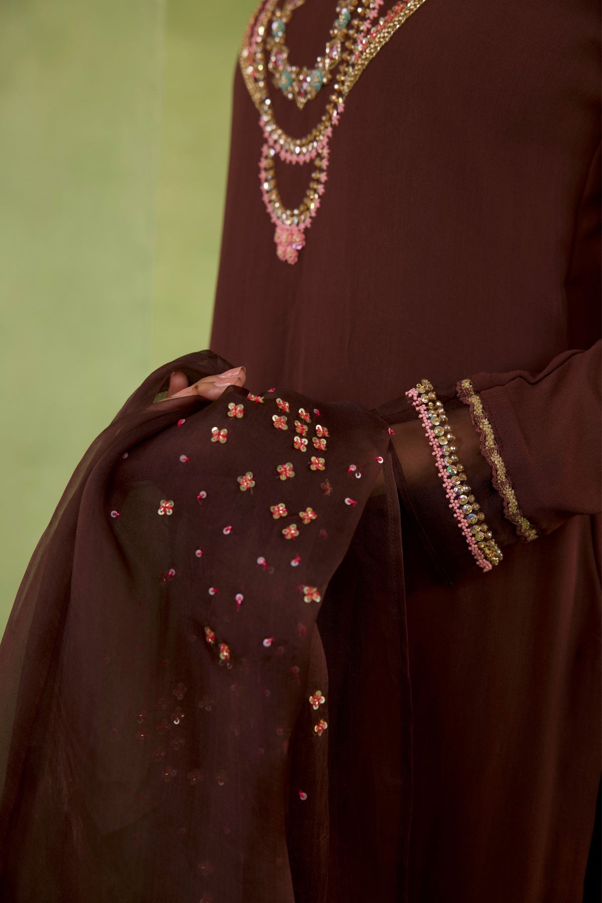 Walnut Brown Kurta Set