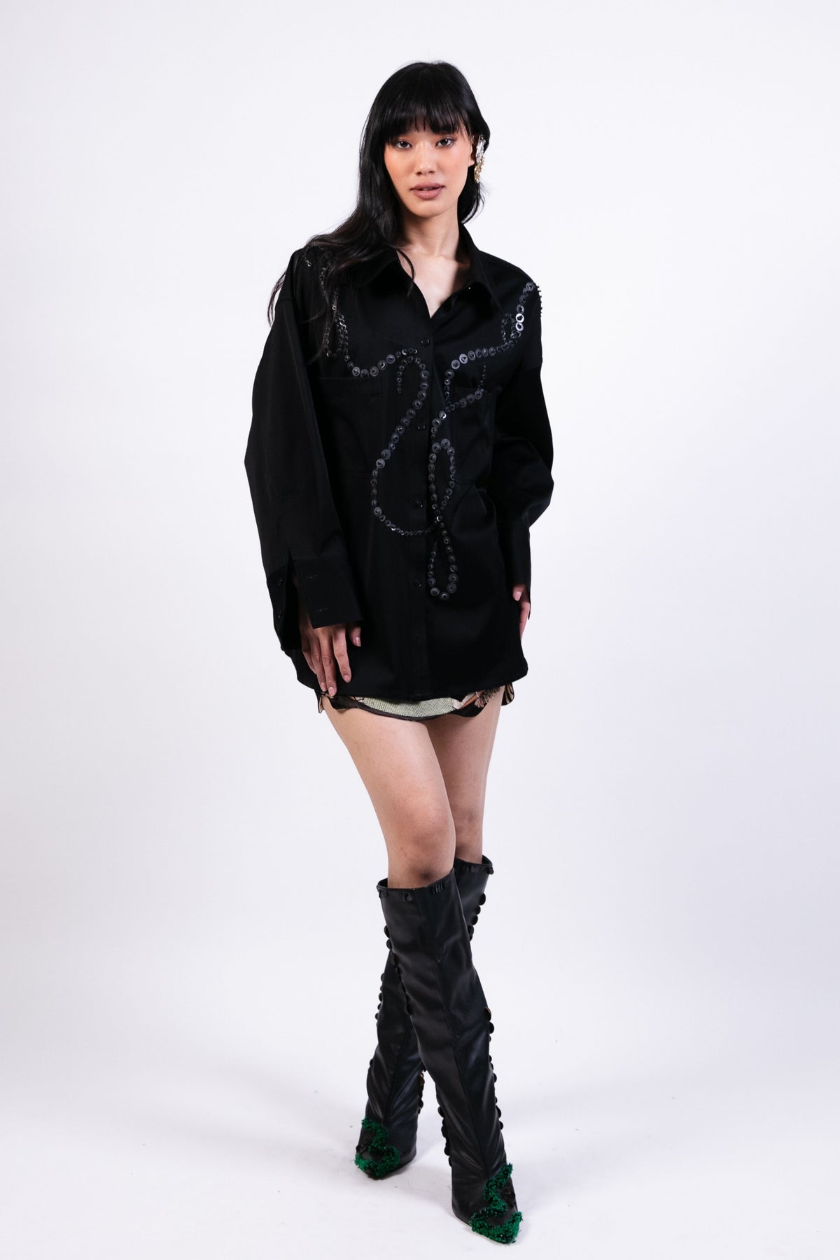 Oversized Black Shirt
