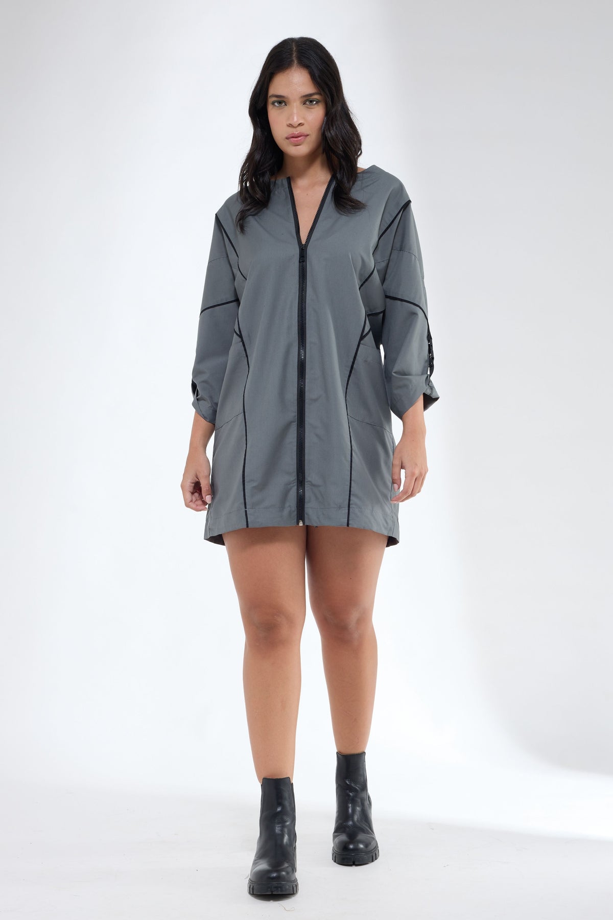 Anti Fit Short Grey Dress