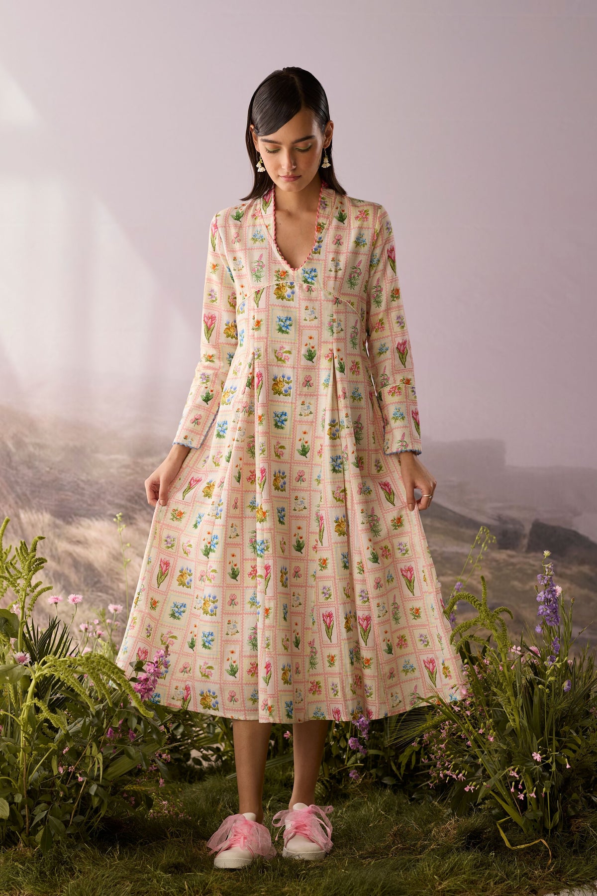 Moonlight Printed Dress