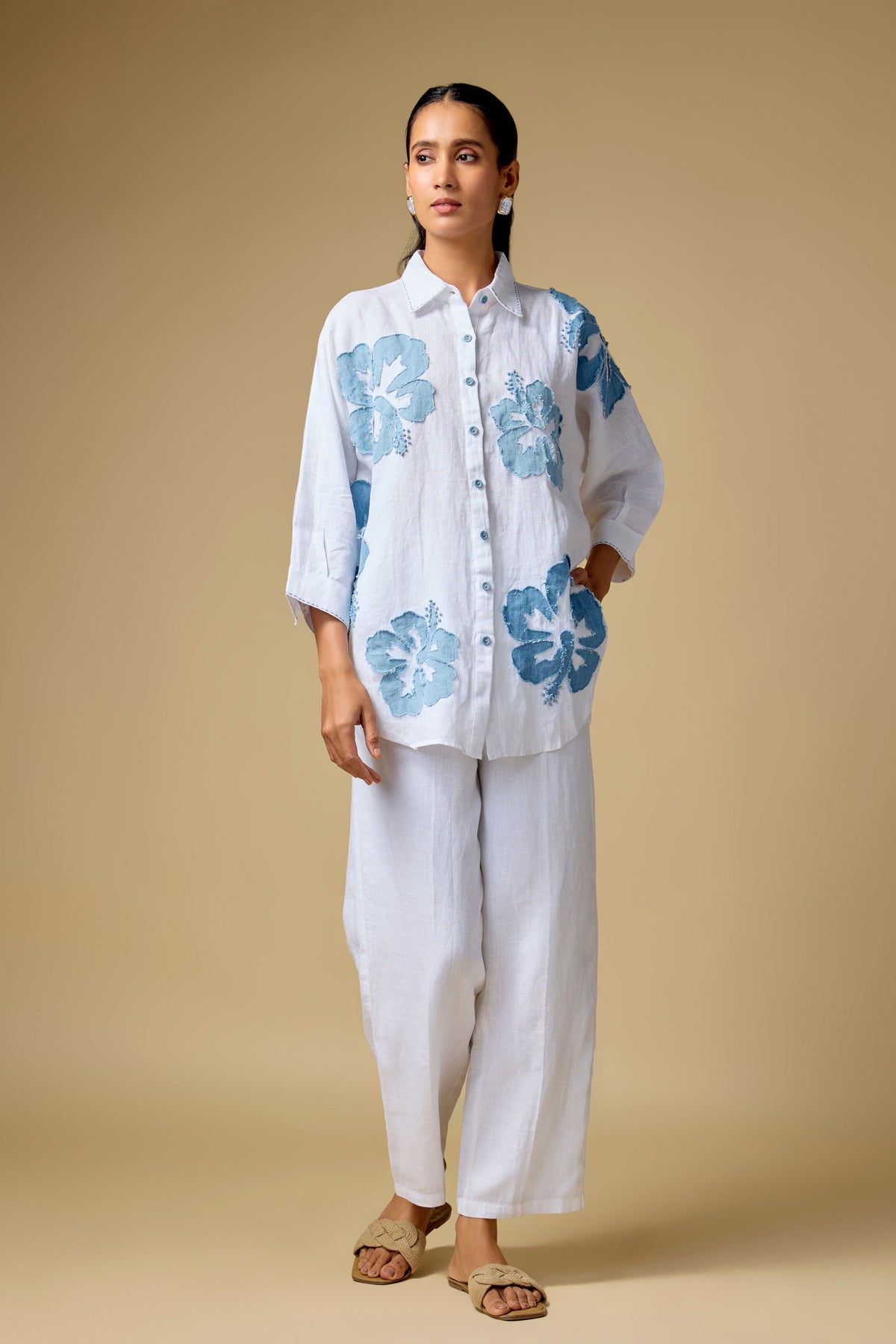 White Linen Shirt