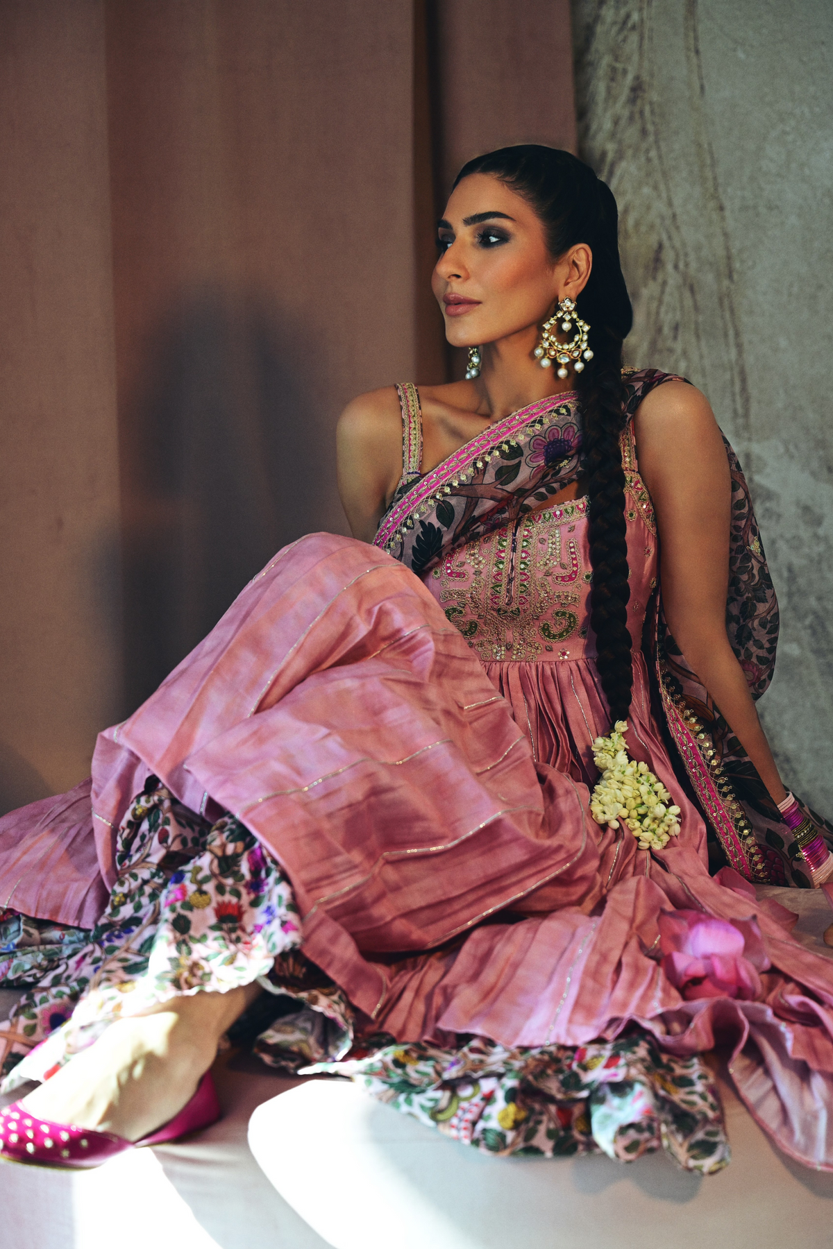 Kiran Malik In Ghoomer Anarkali Set
