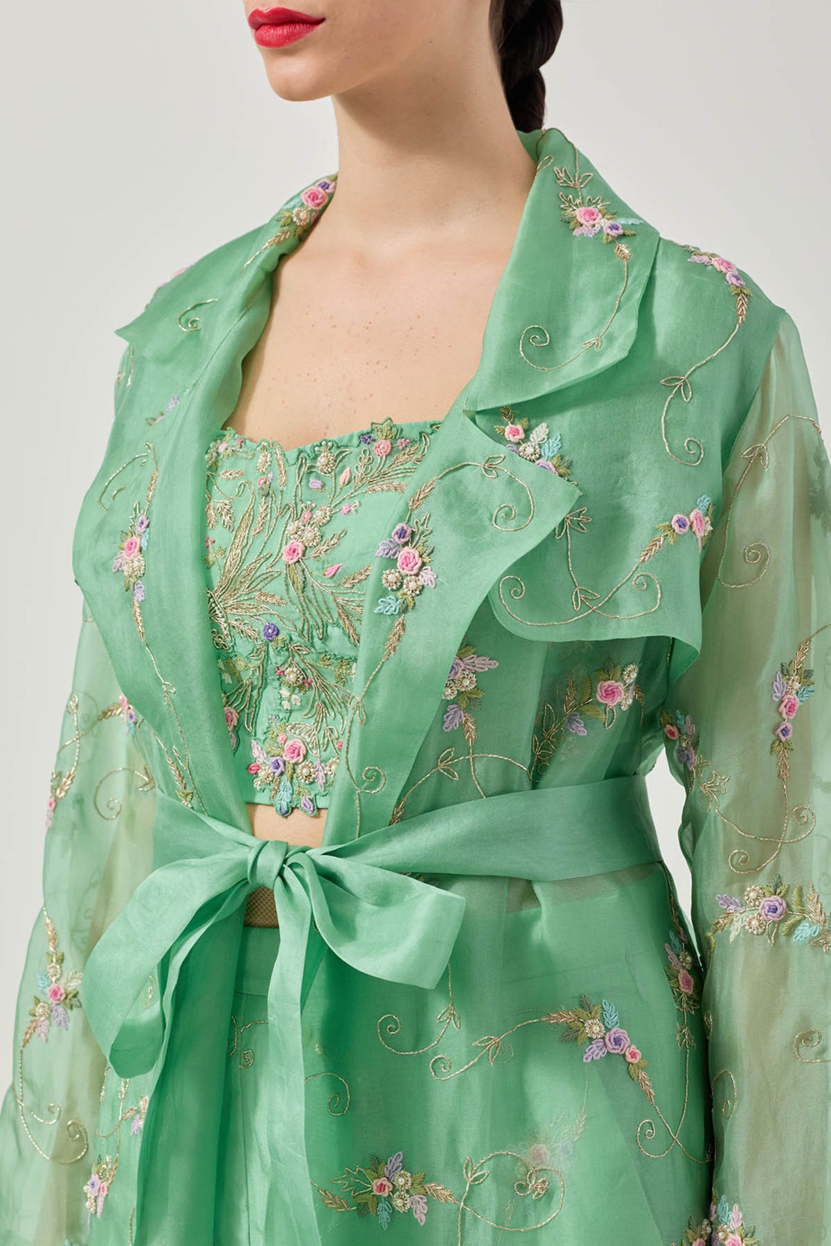 Samantha Jacket With Bustier &amp; Pant