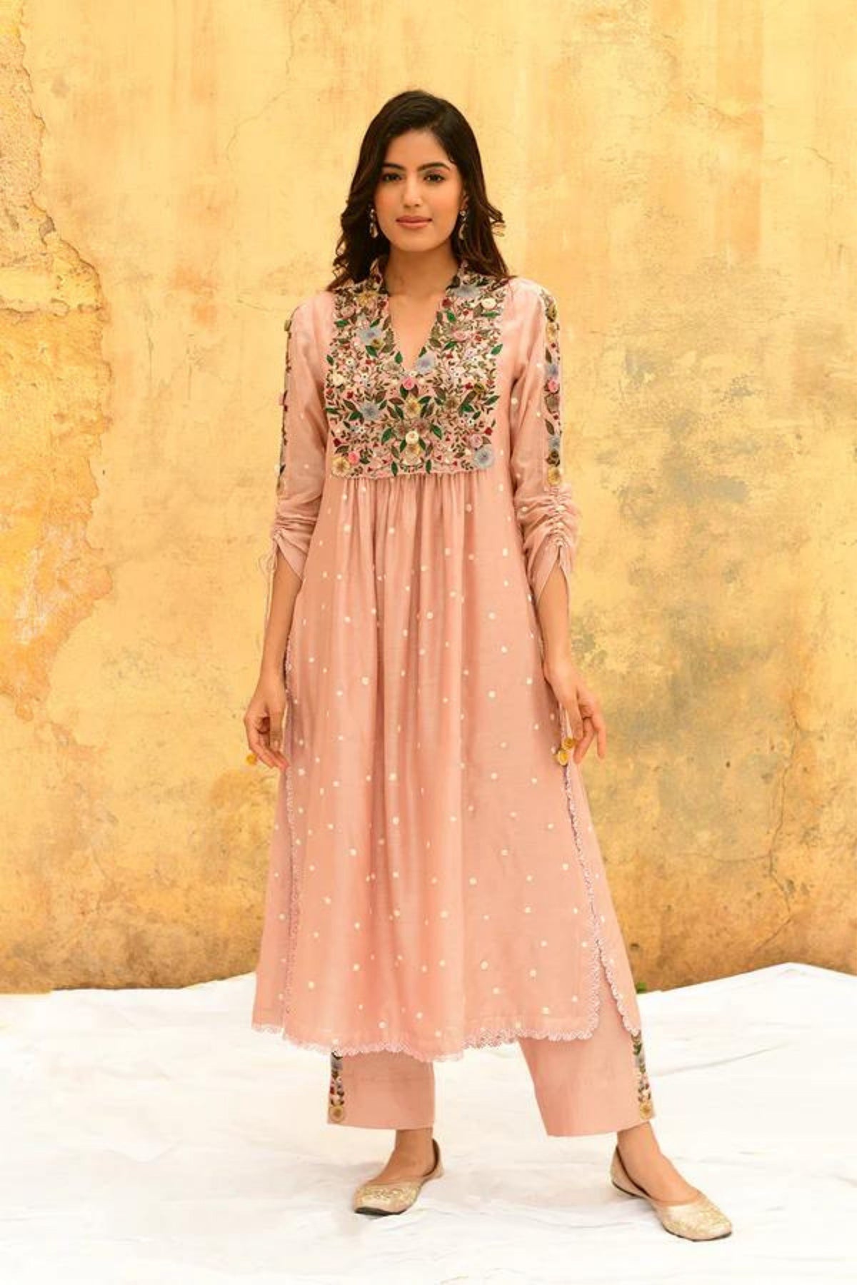 Pink Orchid Kurta Set