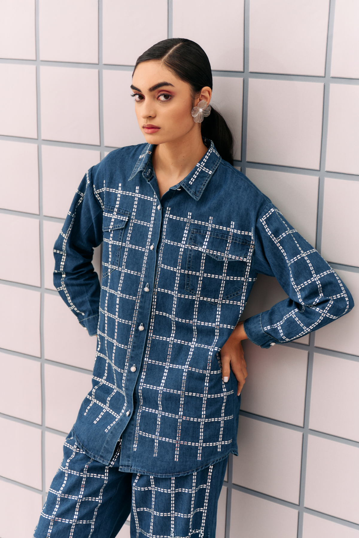 Dark Blue Aim Co-ord Set