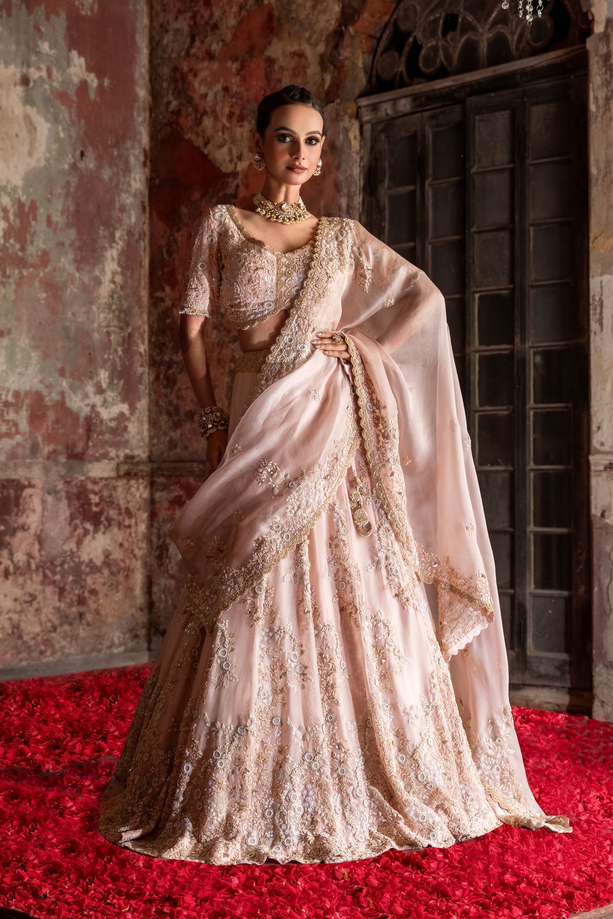 Flamingo Lehenga Set