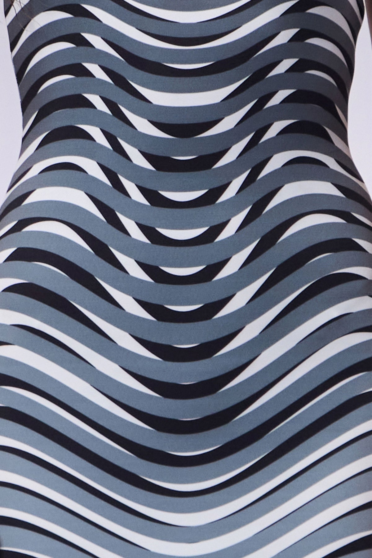 Optic grey Trompe l’Oeil Dress