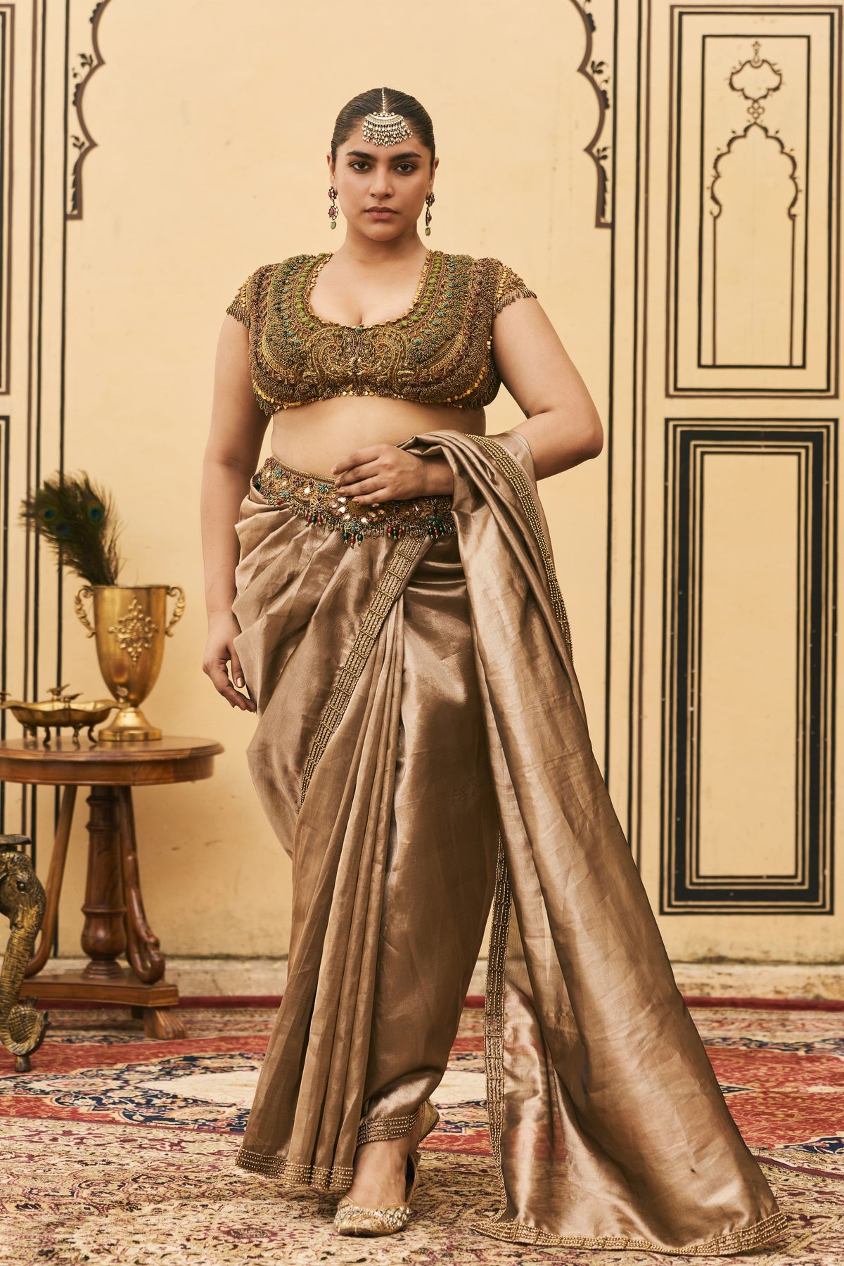 Bhoori Saree Set