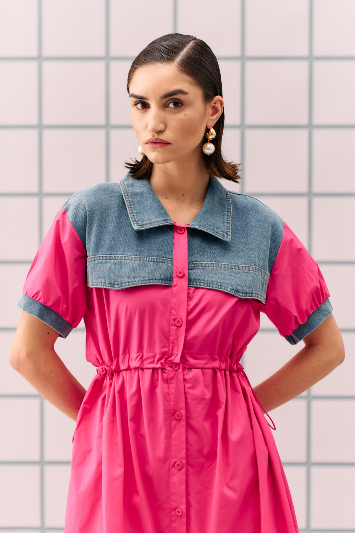 Fuscia Coron Dress