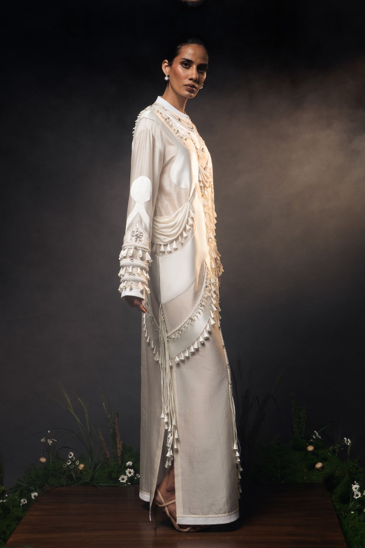 Sculptural Patchwork Dress