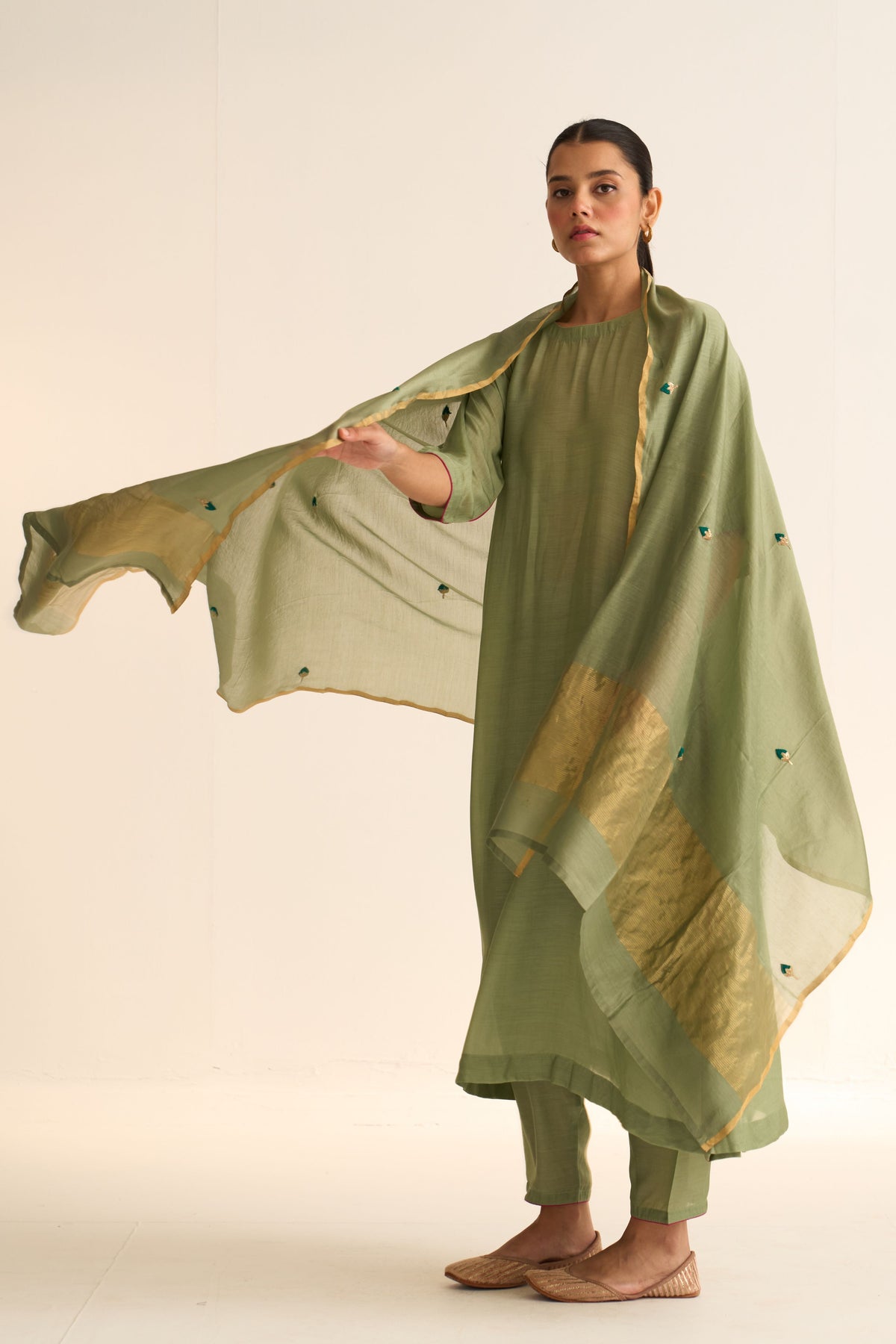 Kiana Mint Green Kurta Set