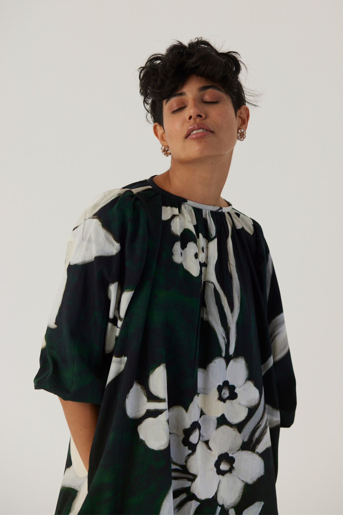 Chicory Black Midi Dress