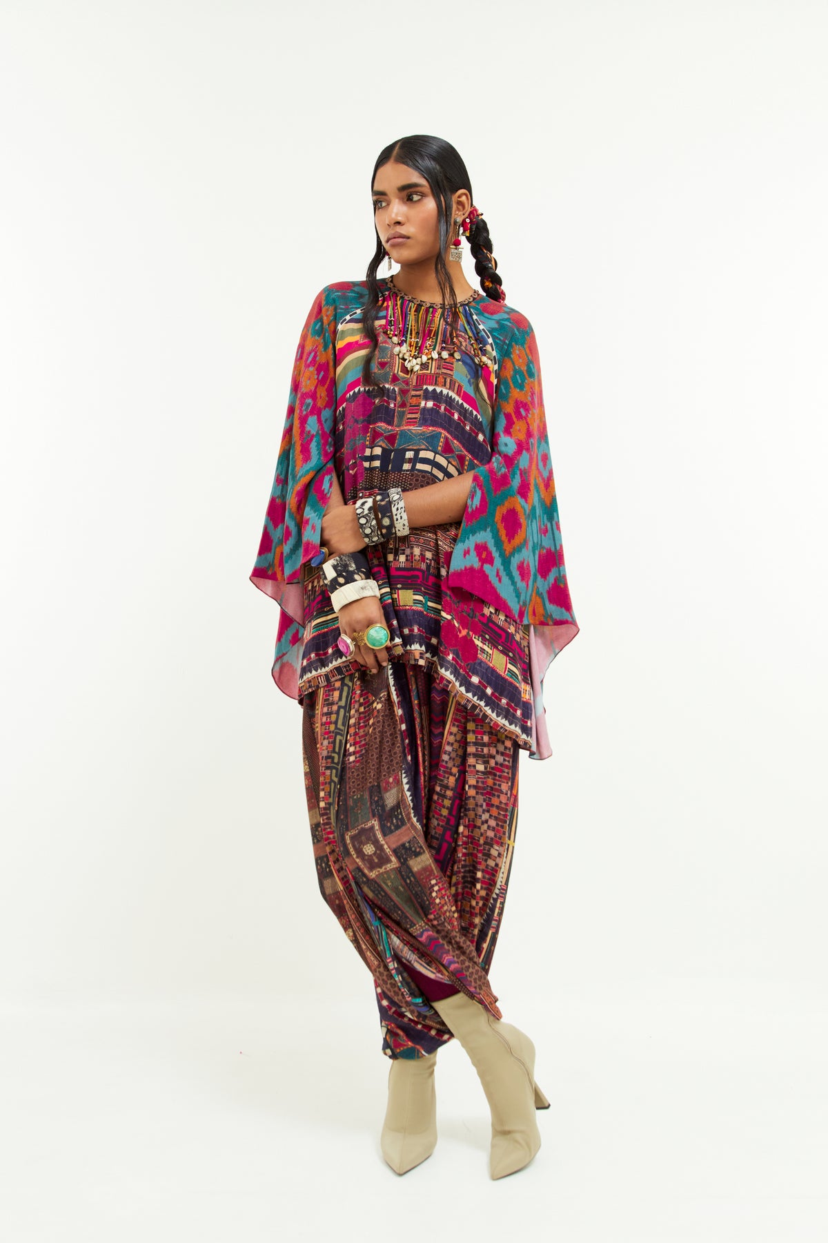 Mariyam cape kurti set