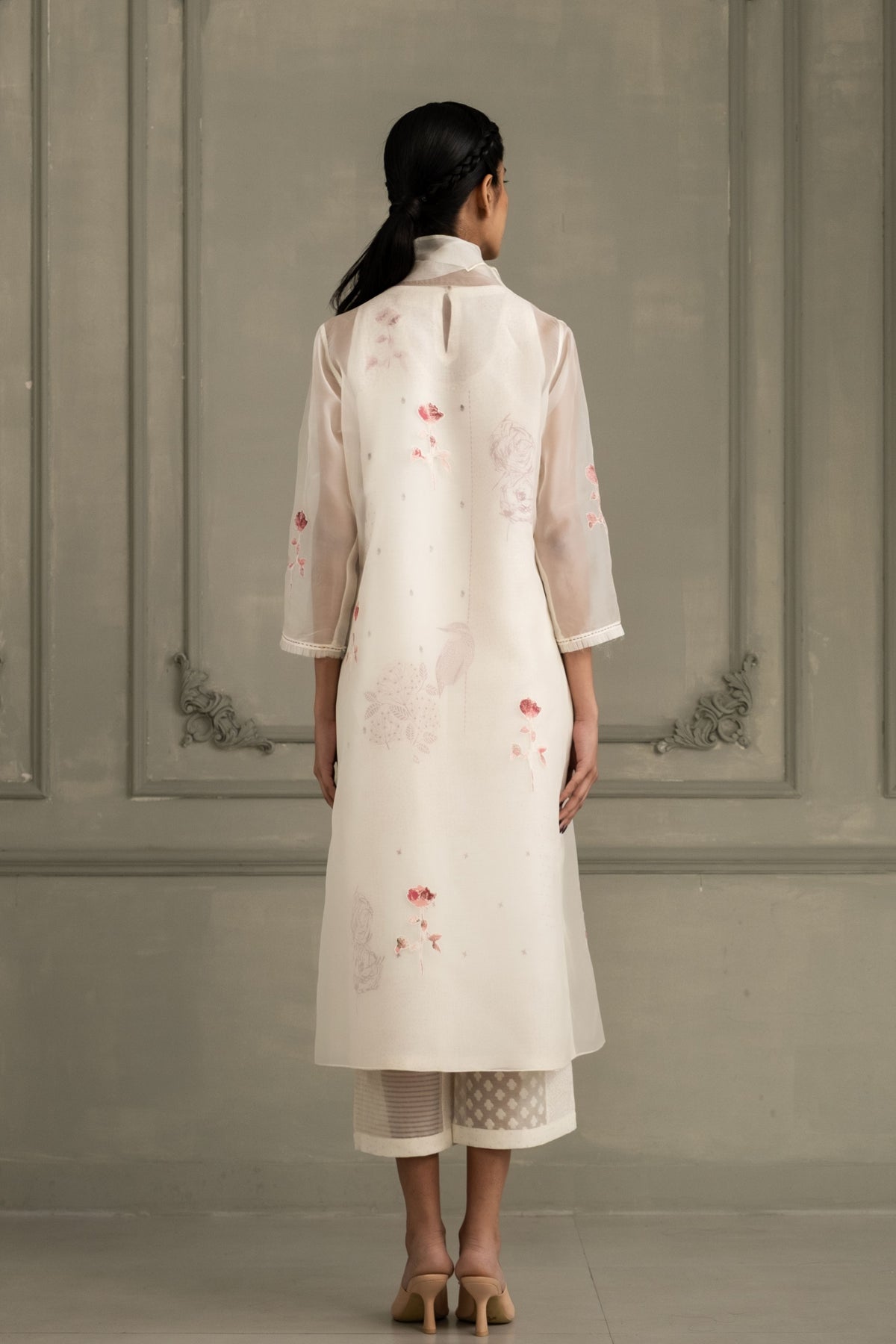 Ivory Rose Jacket Set