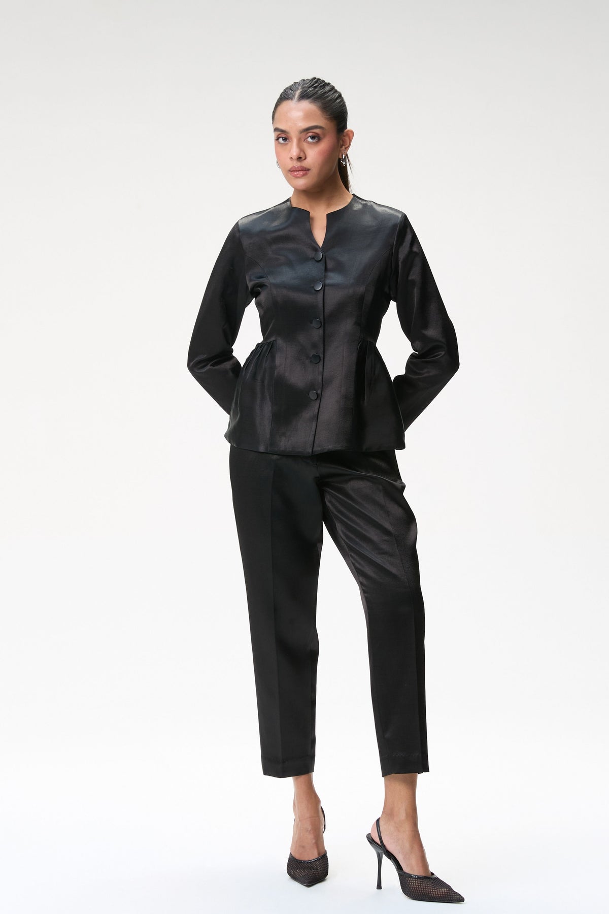 Black Peplum Jacket