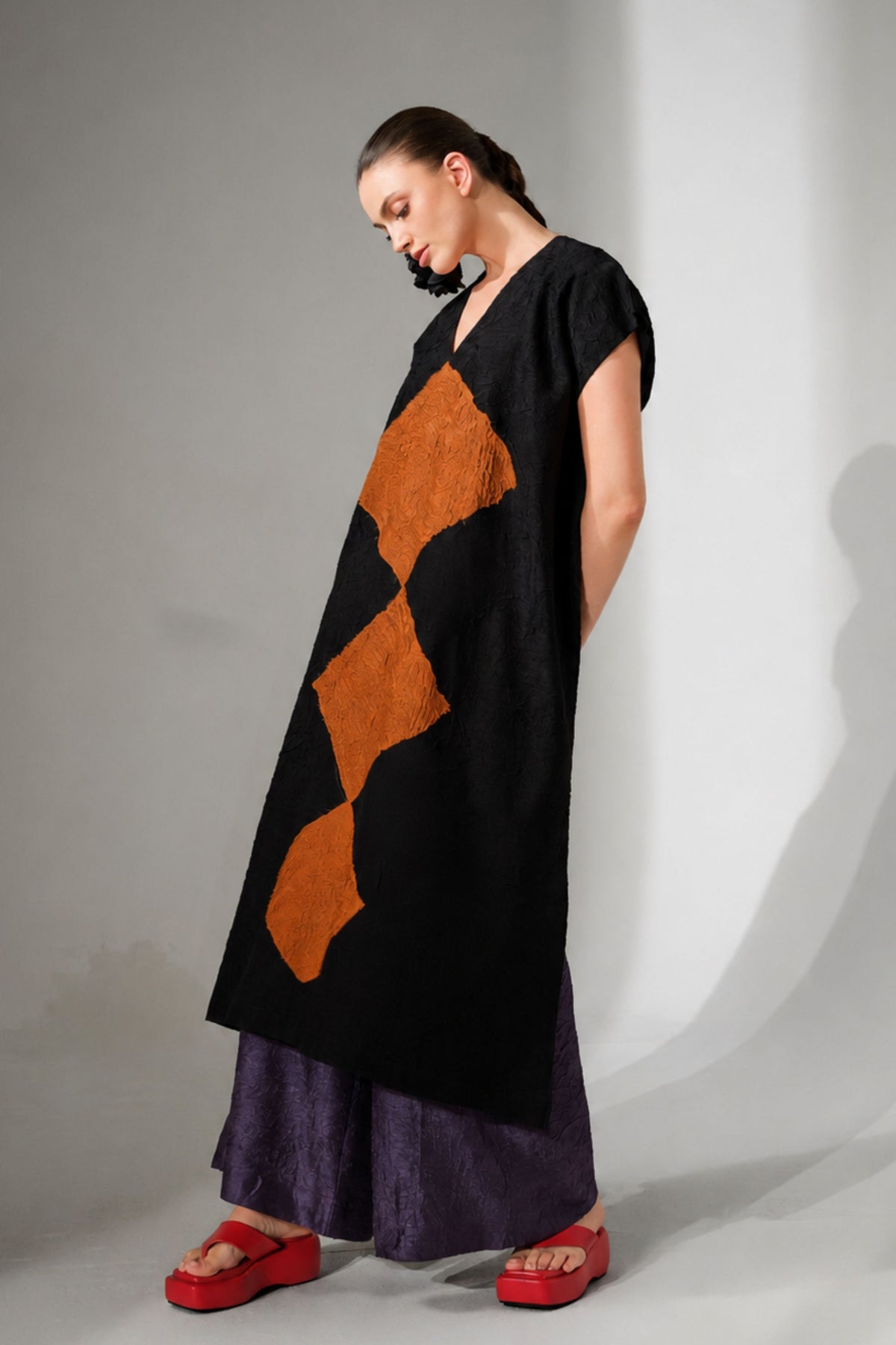 Black Facet Tunic