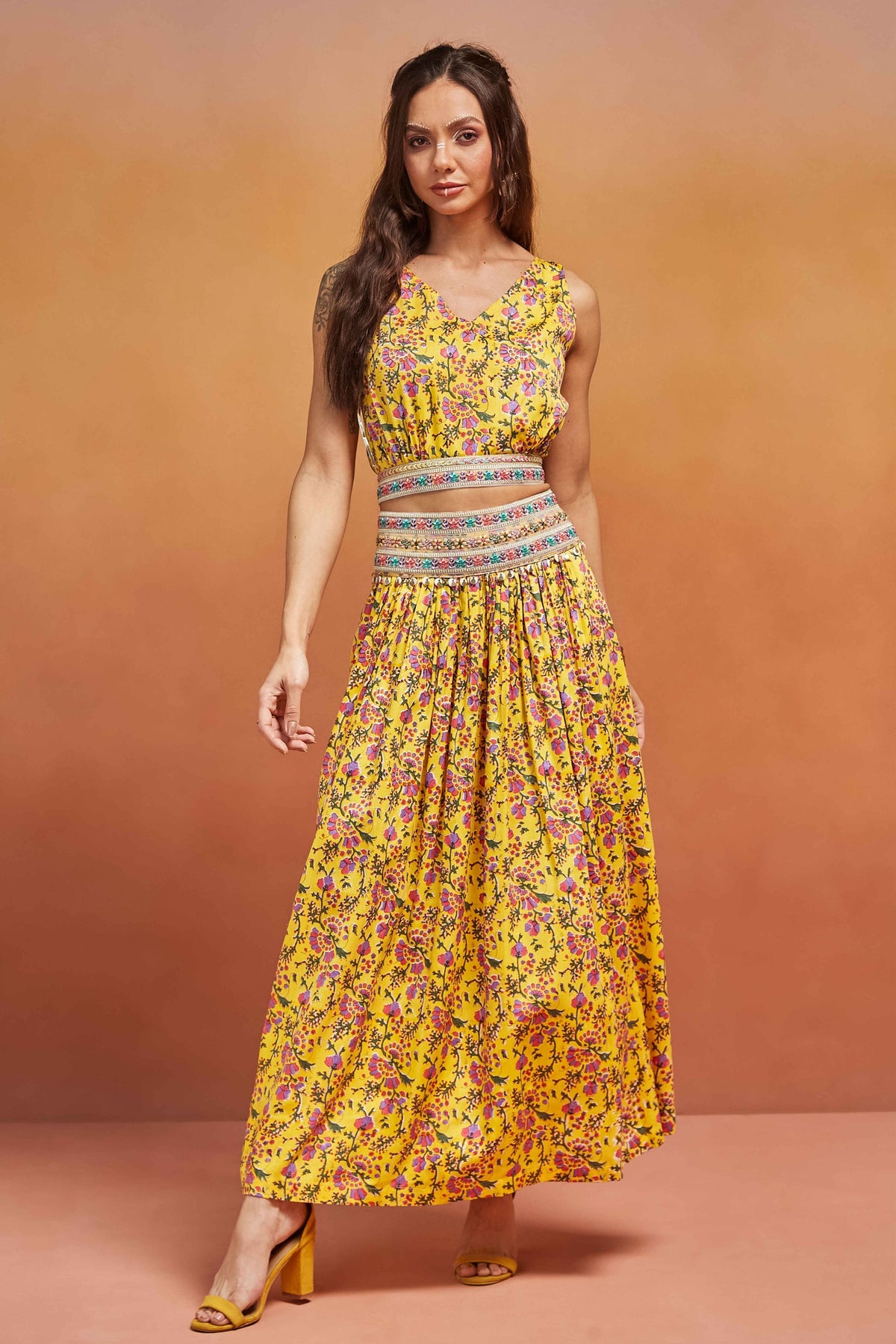 Co-ord Block Printed Set