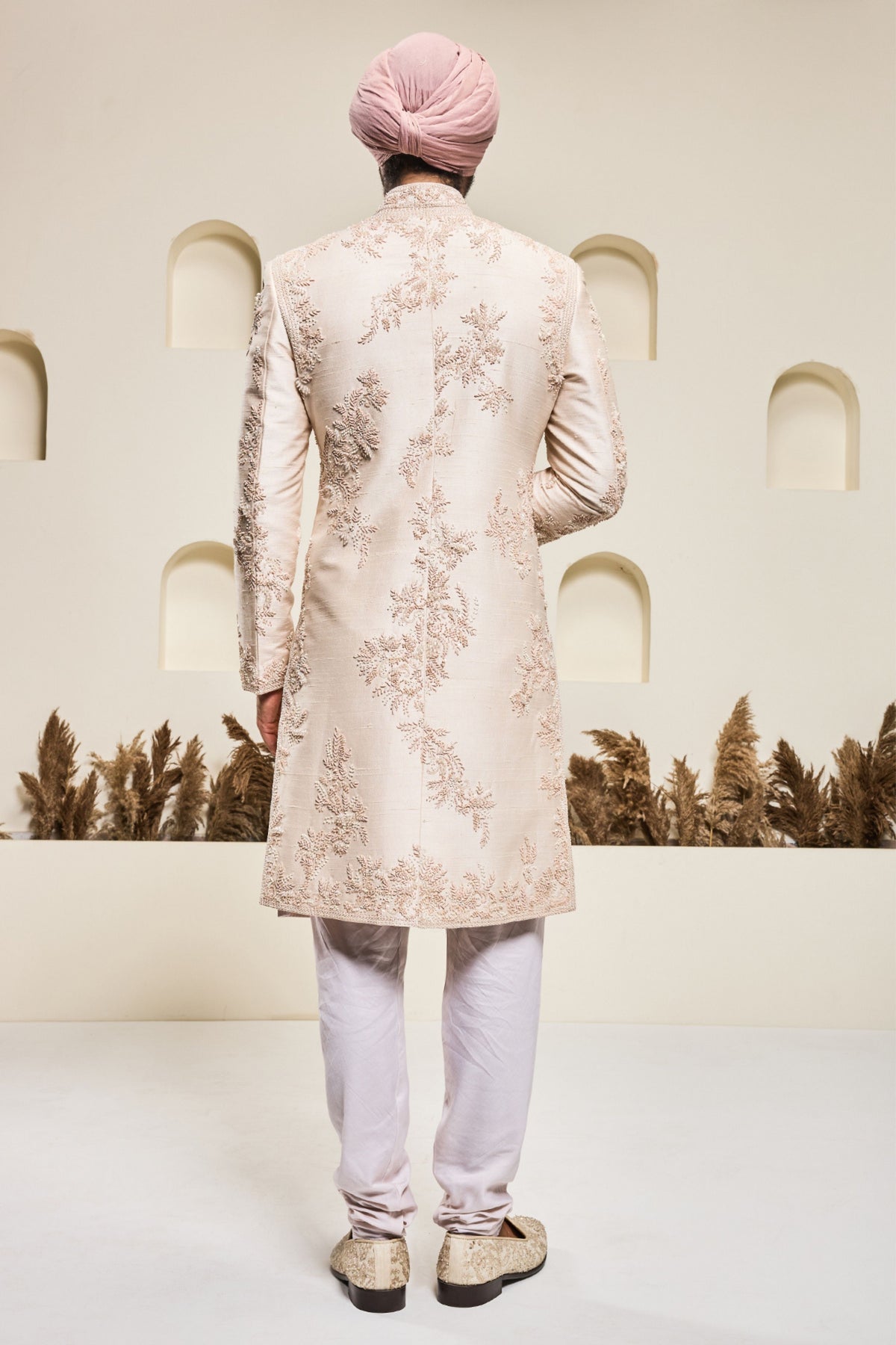 Dusty Rose Sherwani Set