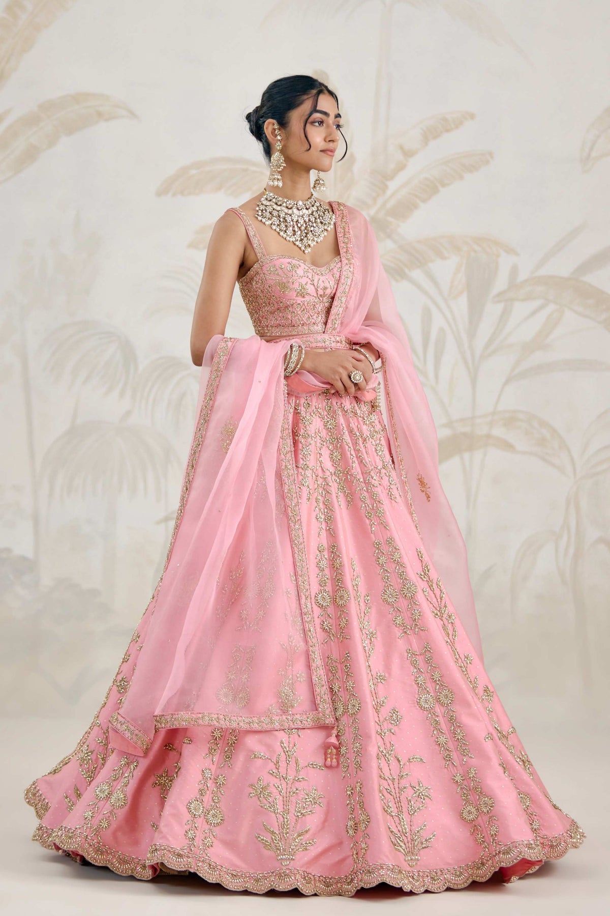 Rose Pink Lehenga Set