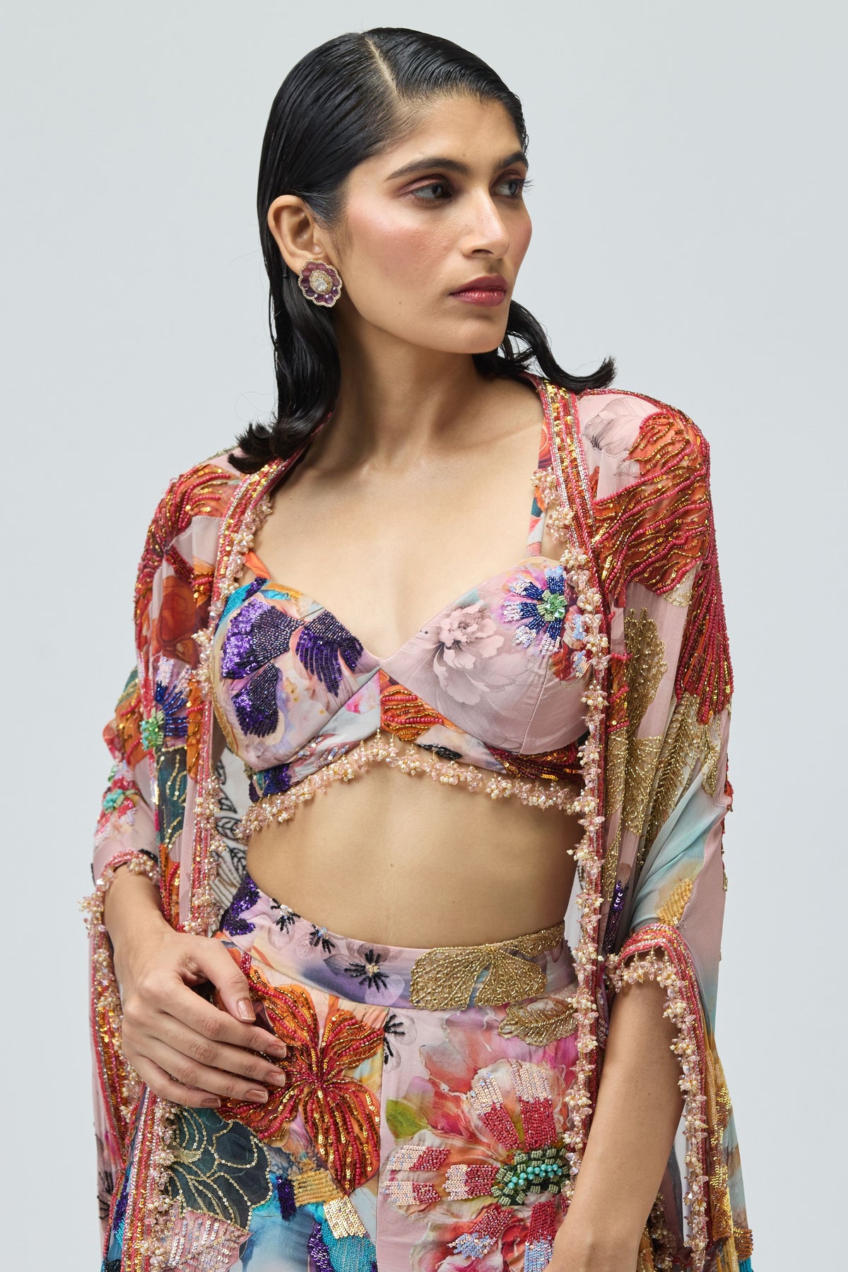 Printed Ggt Cape Set