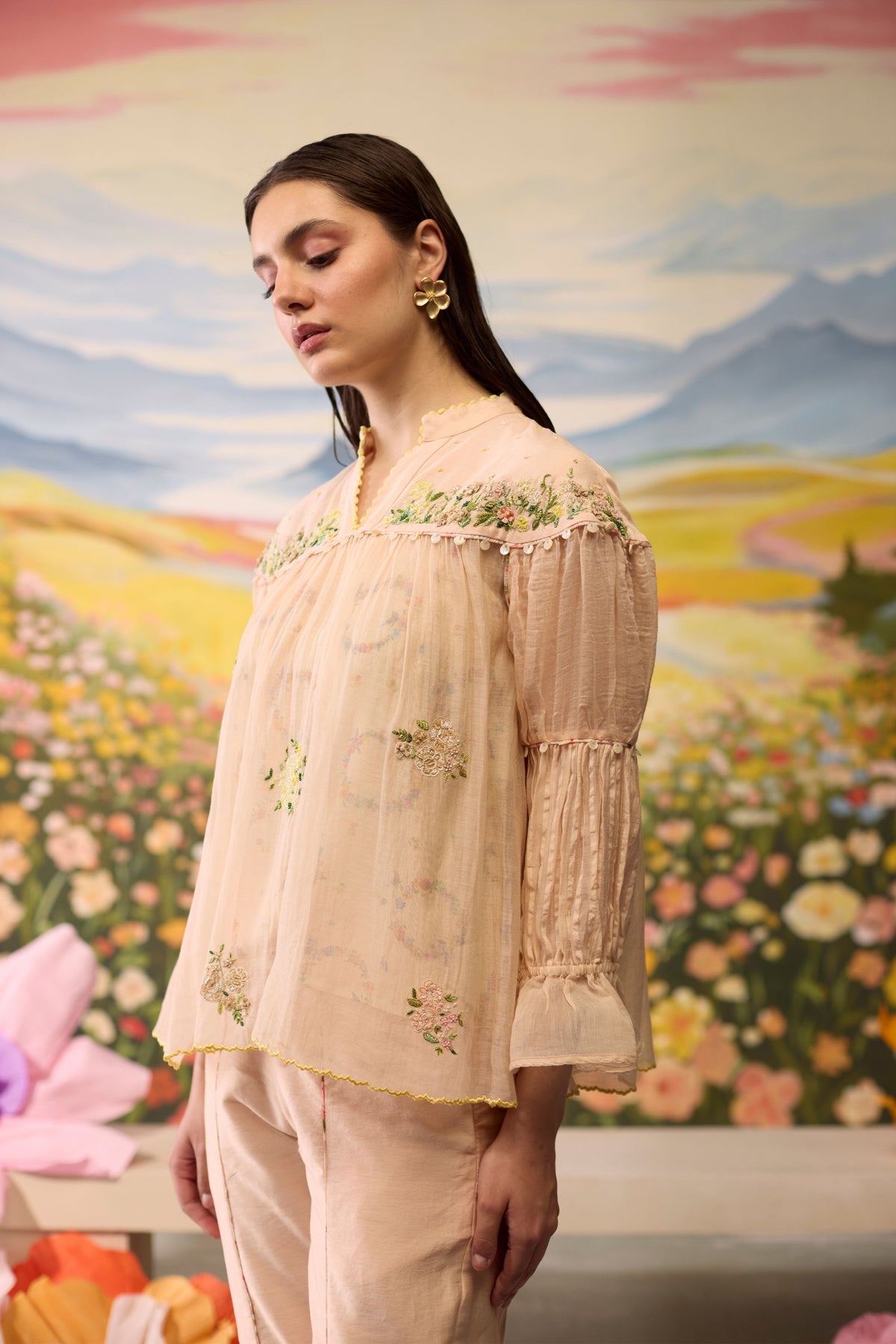 Sorbret Embroidered Top