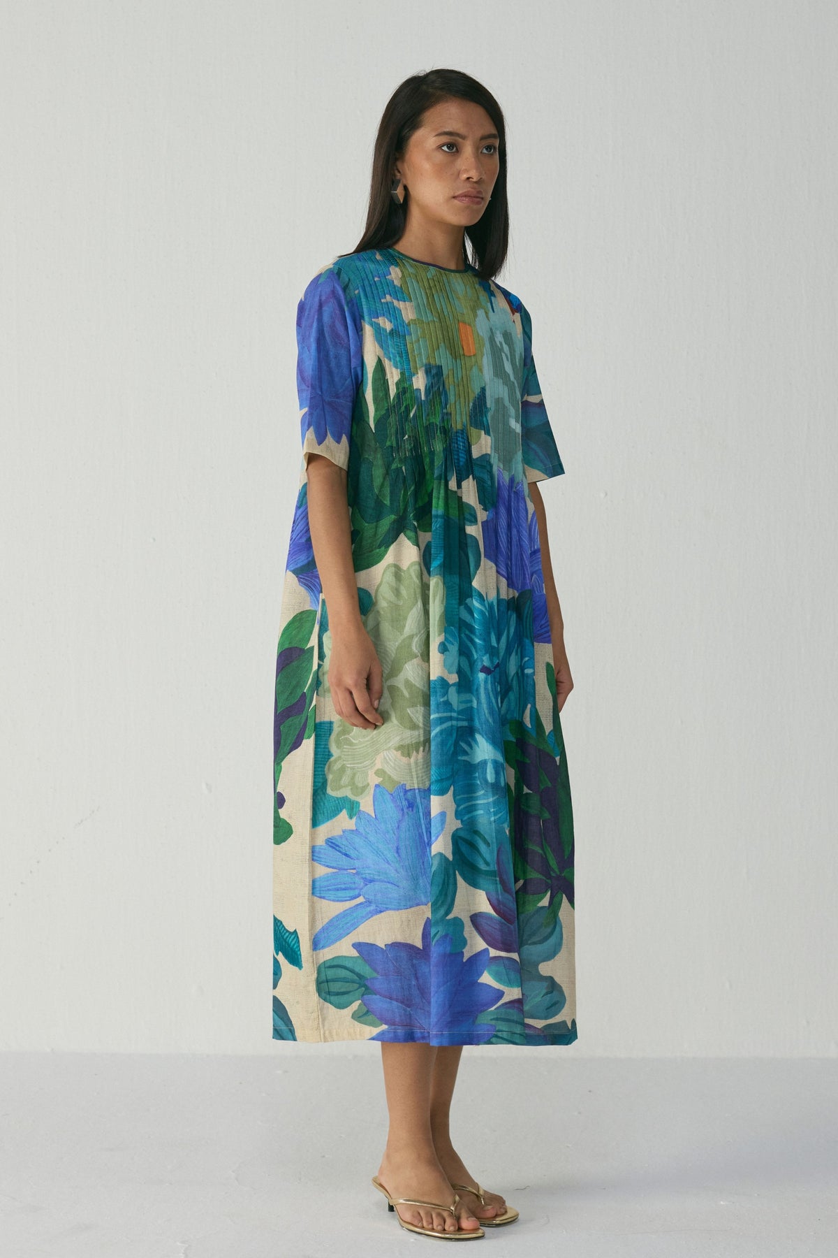 Garden Party Pintucks Dress