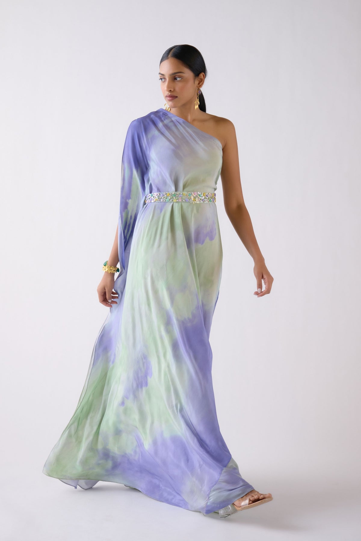 The Abstract Shore Gown