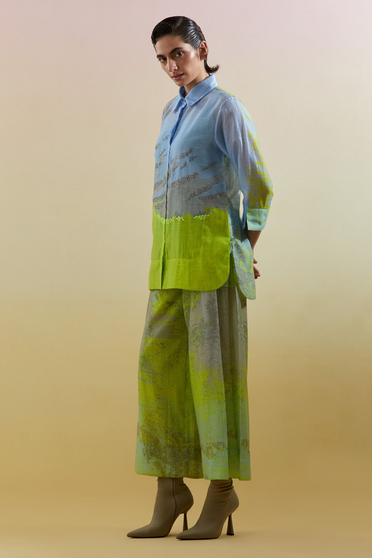 Gliss Blue Co-ord Set