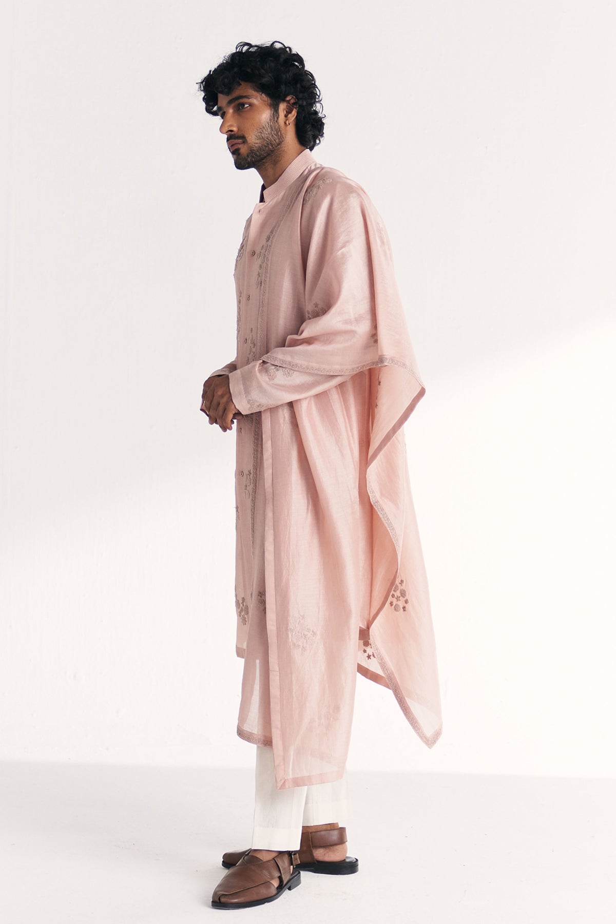 Sha Posh Light Pink Kurta Set