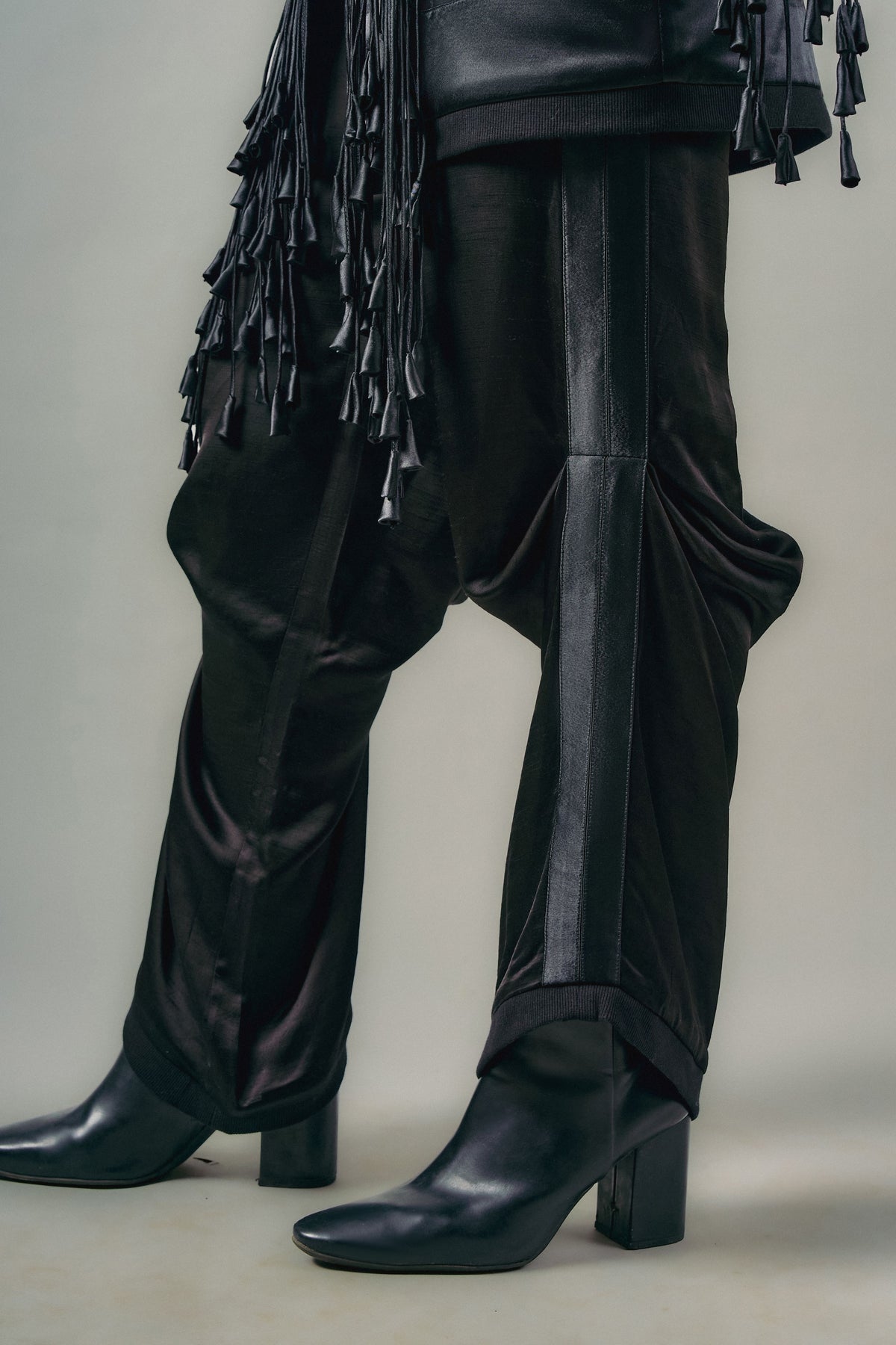 Cut-Out Tassels Jacket Set
