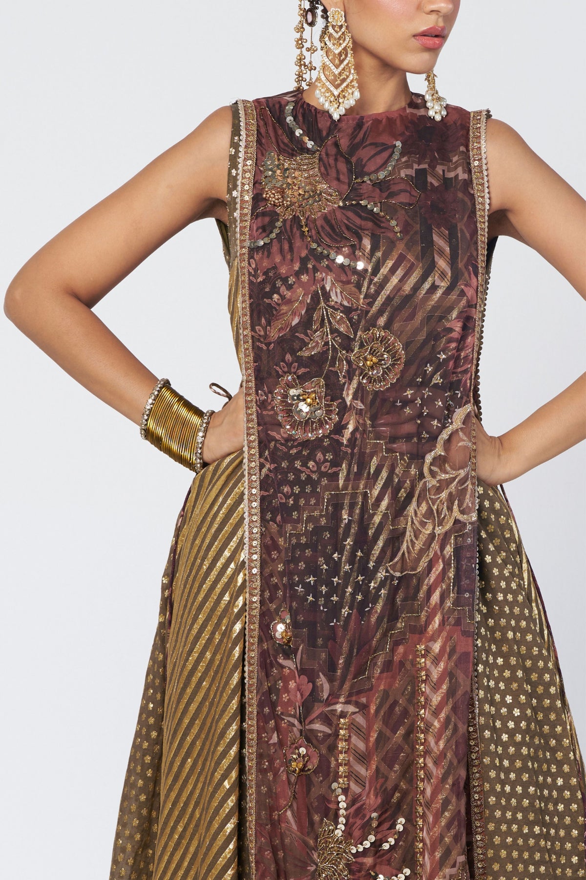 Rangsaaz Anarkali Set