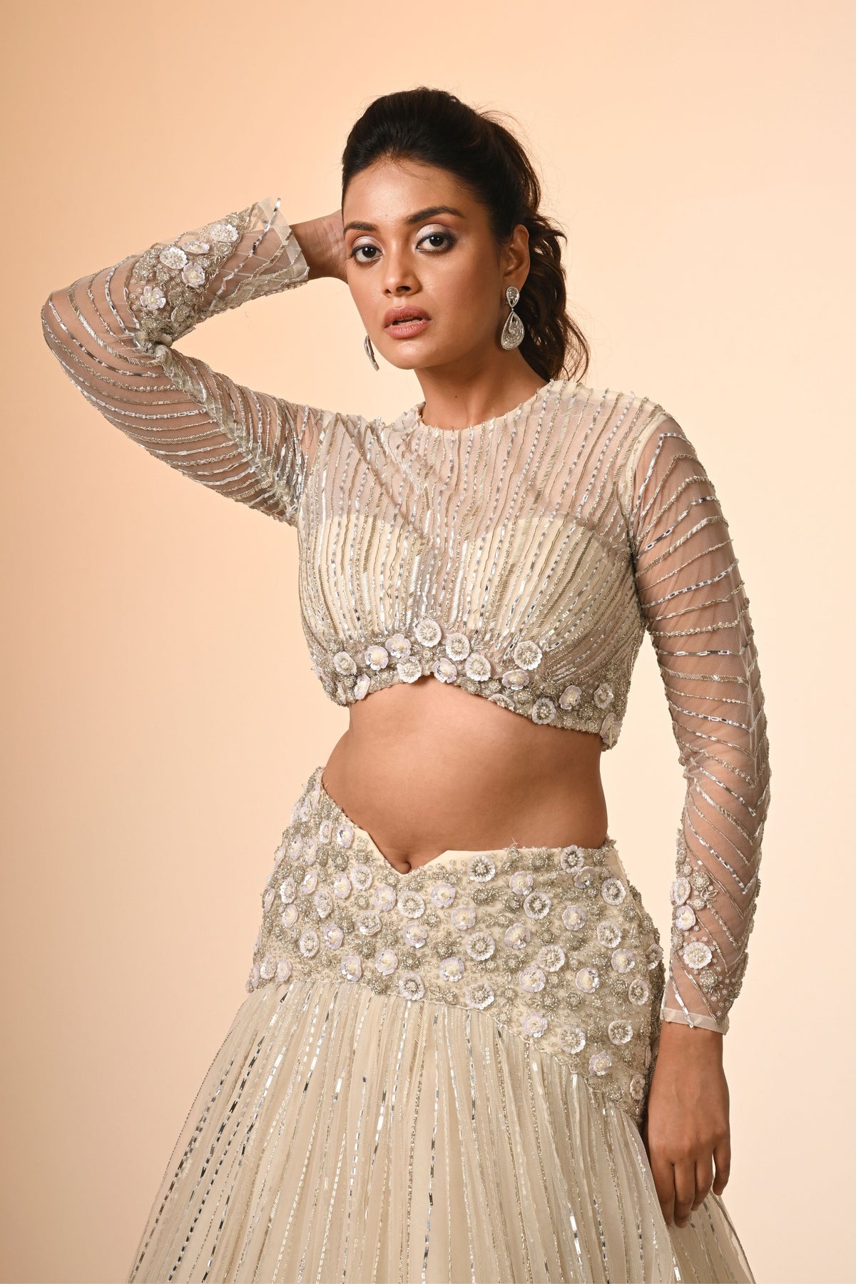 Floral Cascade Lehenga Set