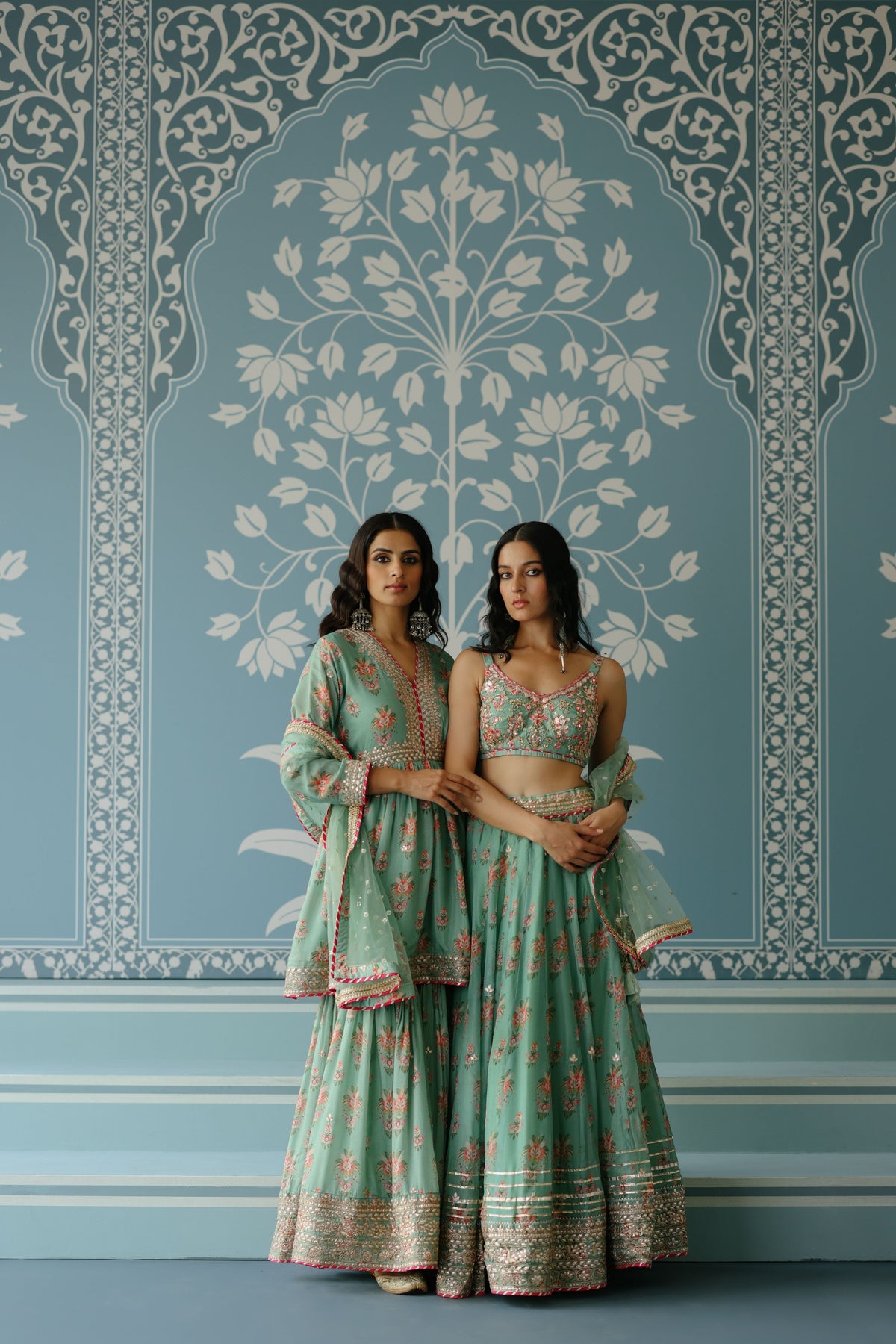 Mint Samiksha Peplum Sharara Set