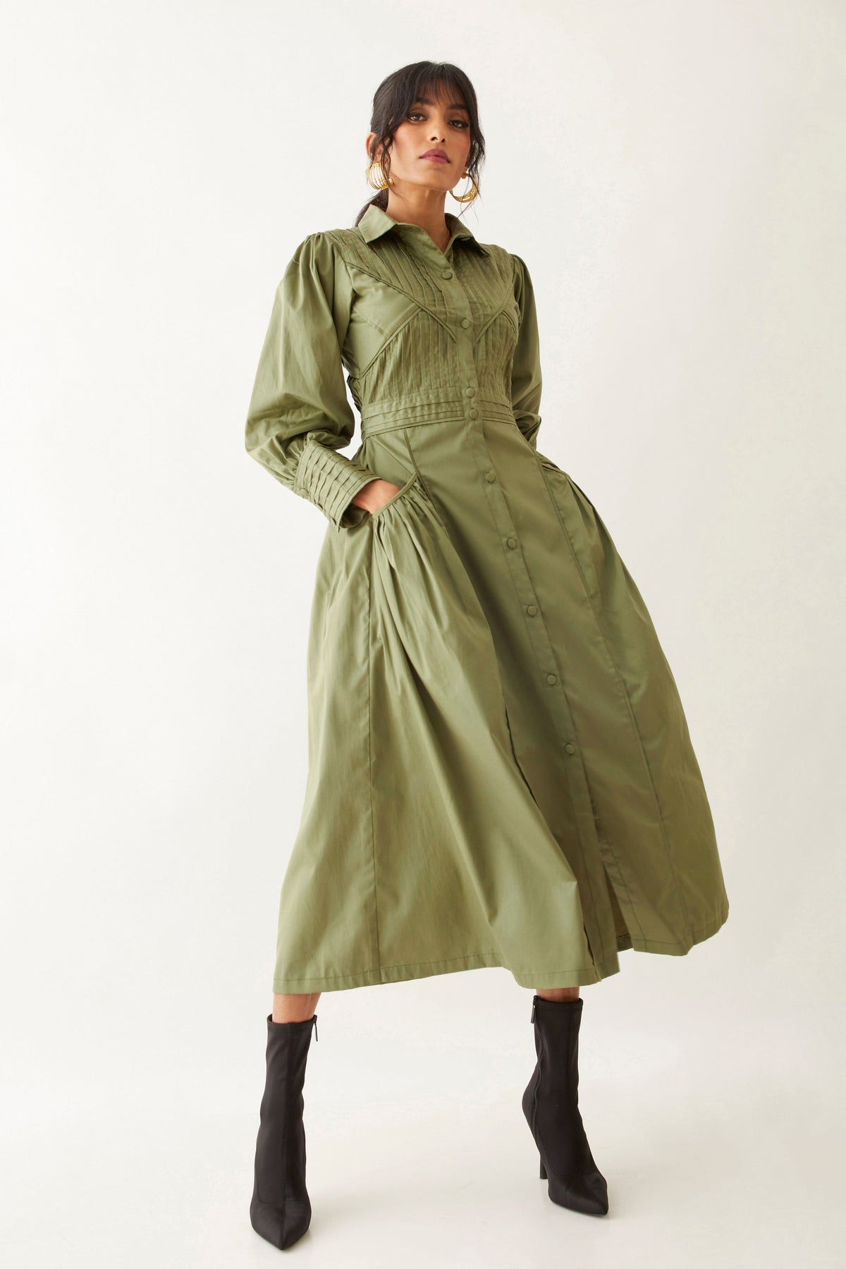 Noah Sage Dress