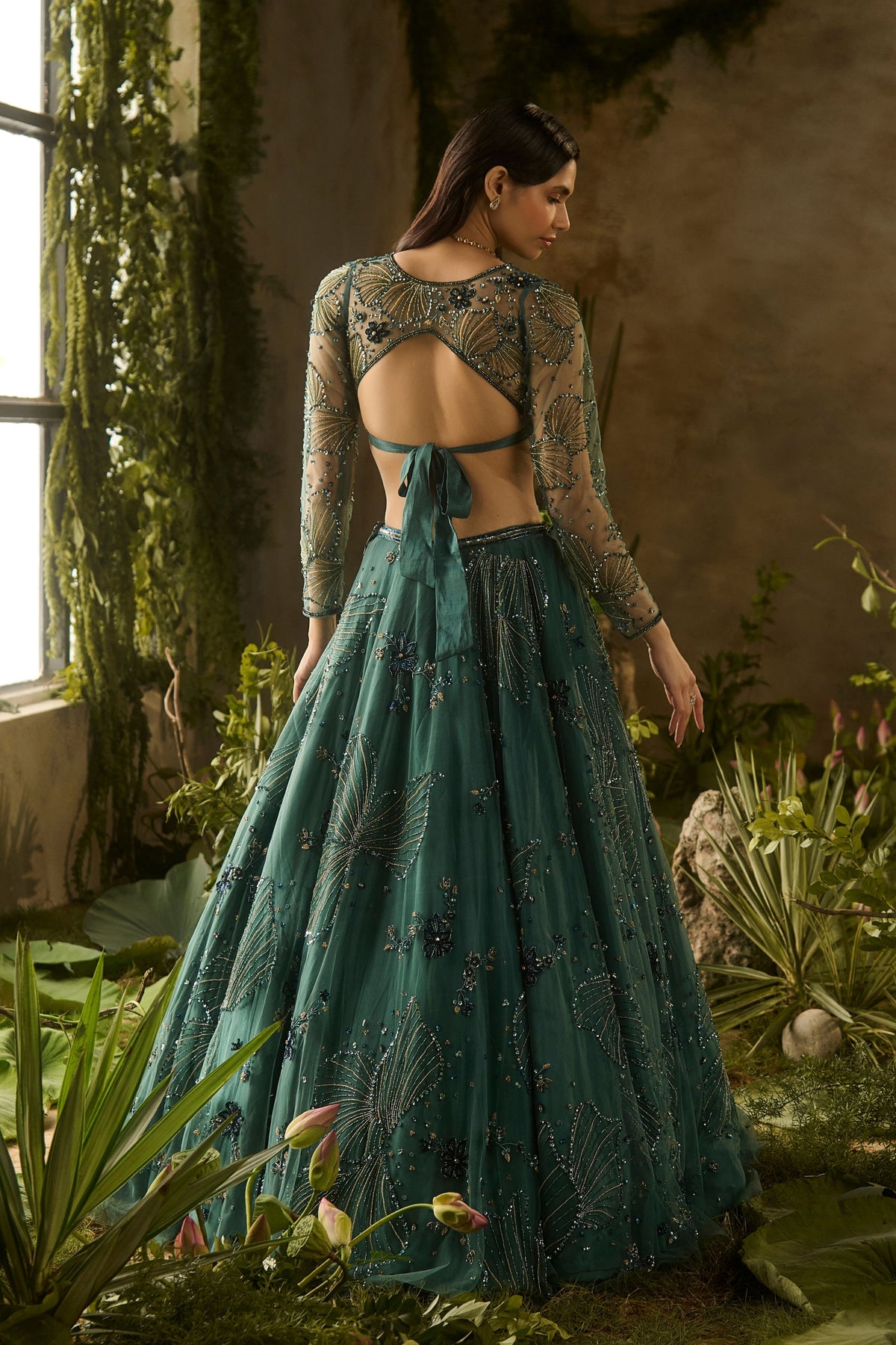 Mystic Moss Lehenga Set