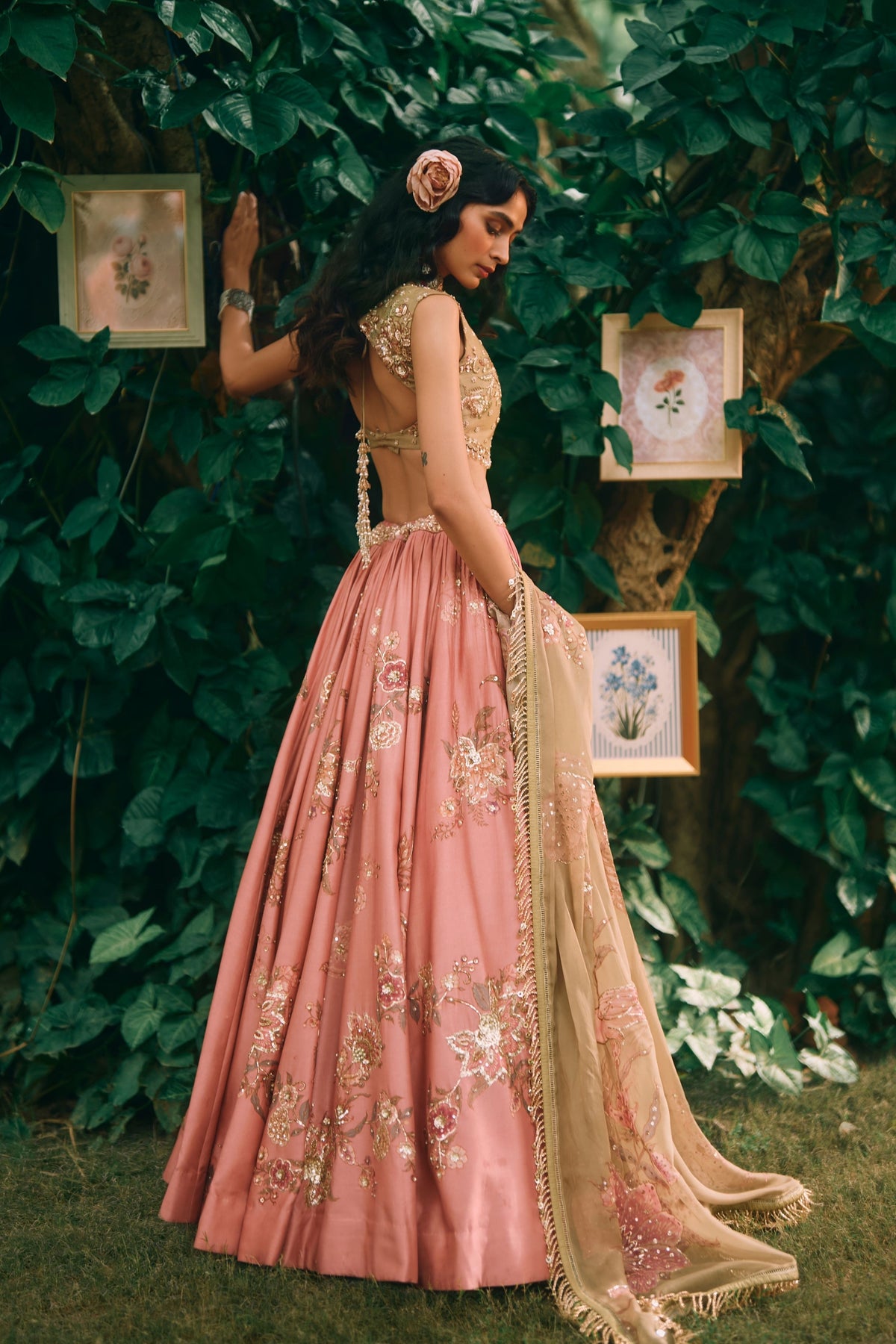 Rosewood Lehenga Set