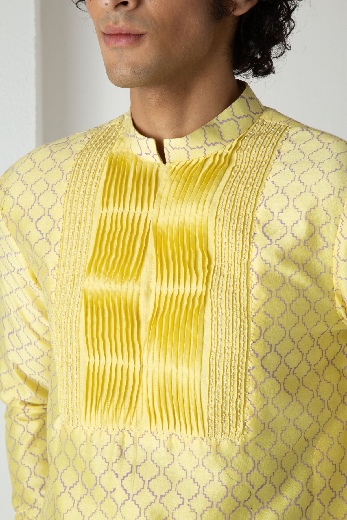 Yellow Elion Kurta Set