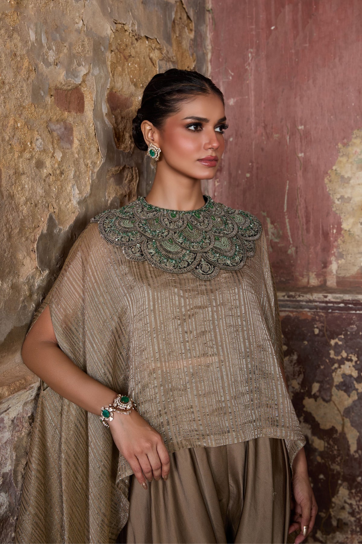 Gold Kaftaan Pant Set
