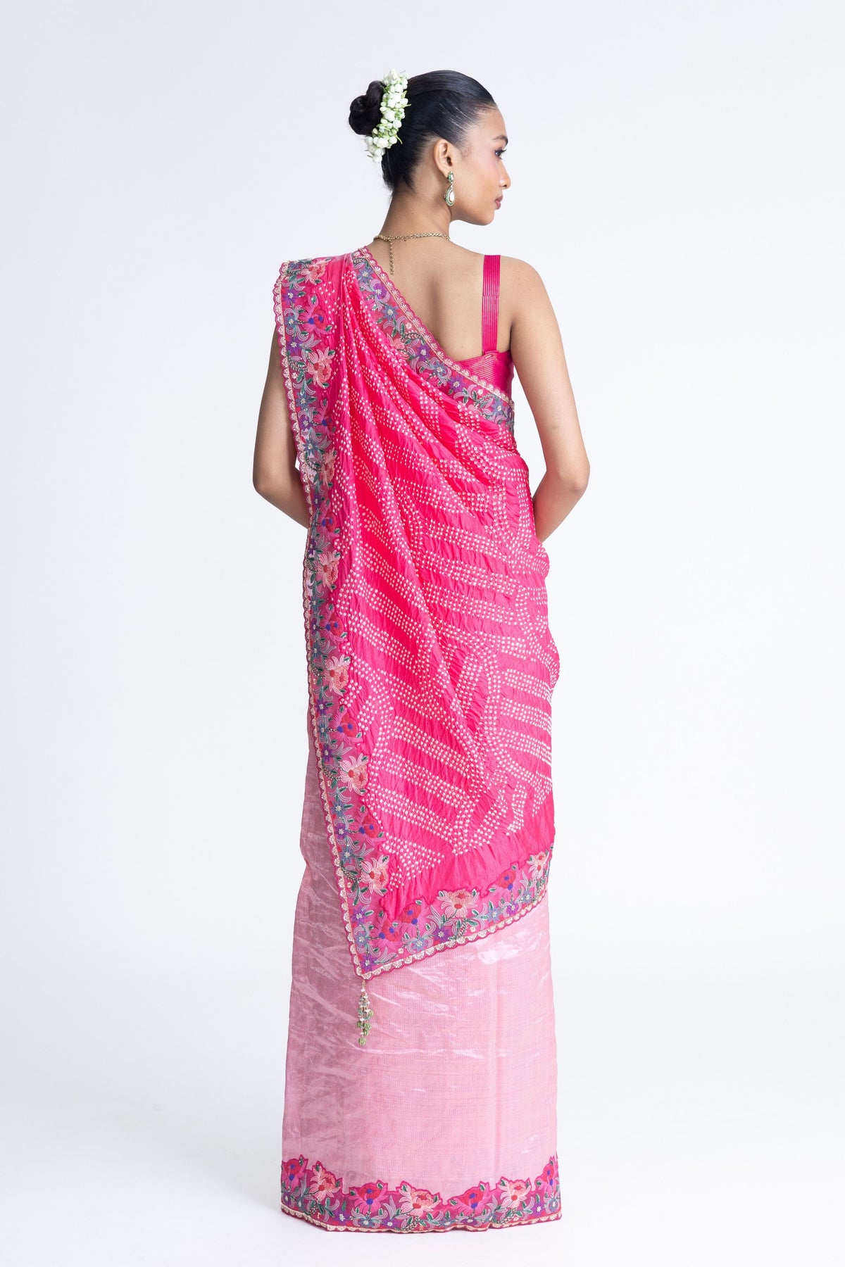 Metallic Silk Saree