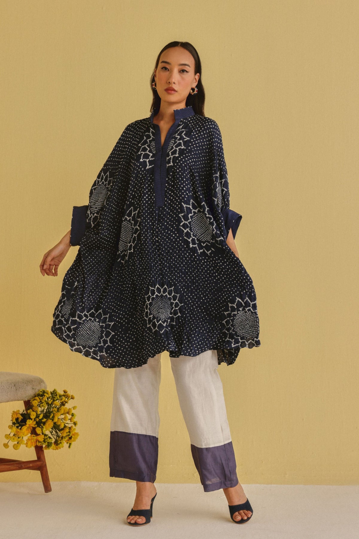 Chanderi Contrast Pant