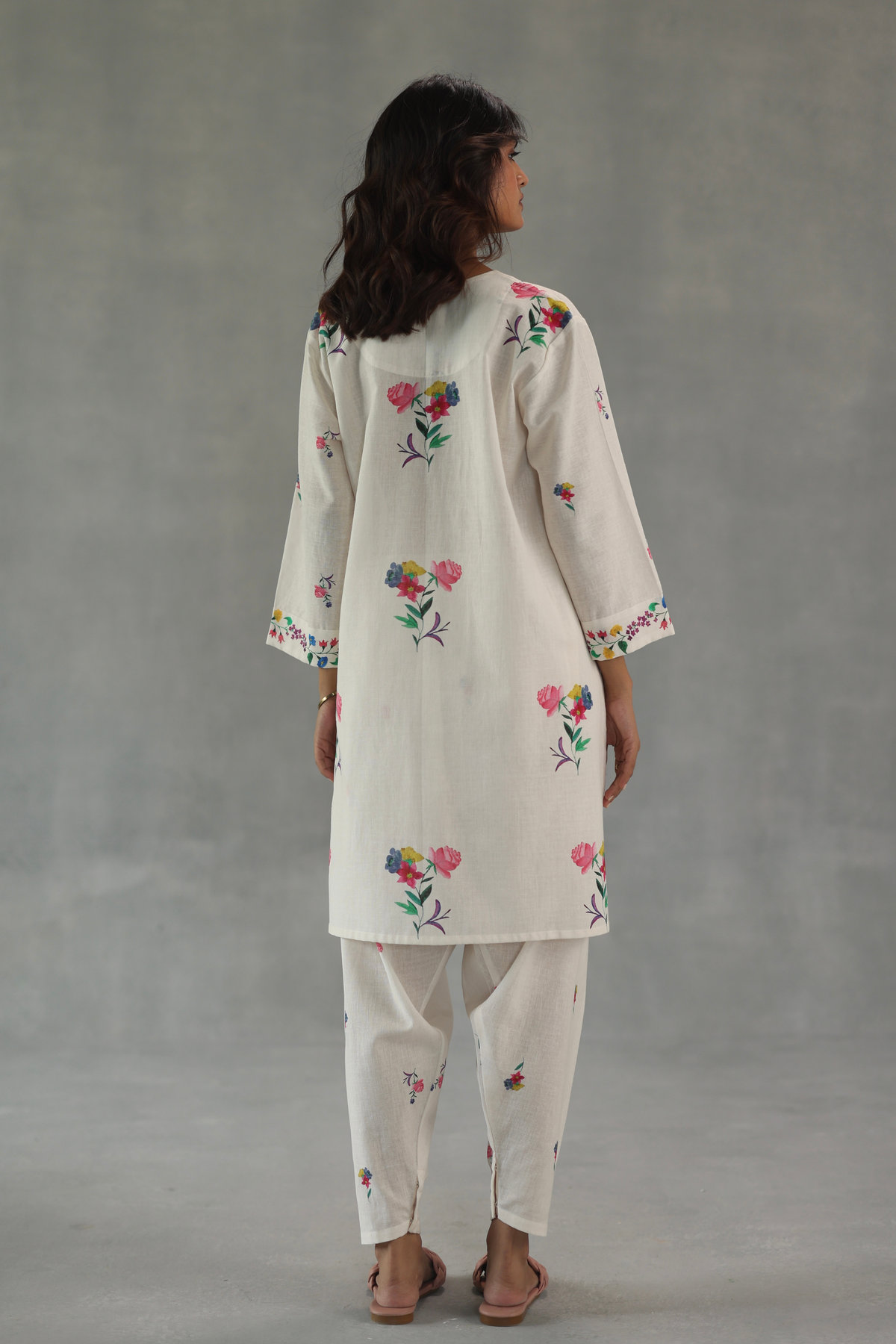Ivory Jardin Tunic Set