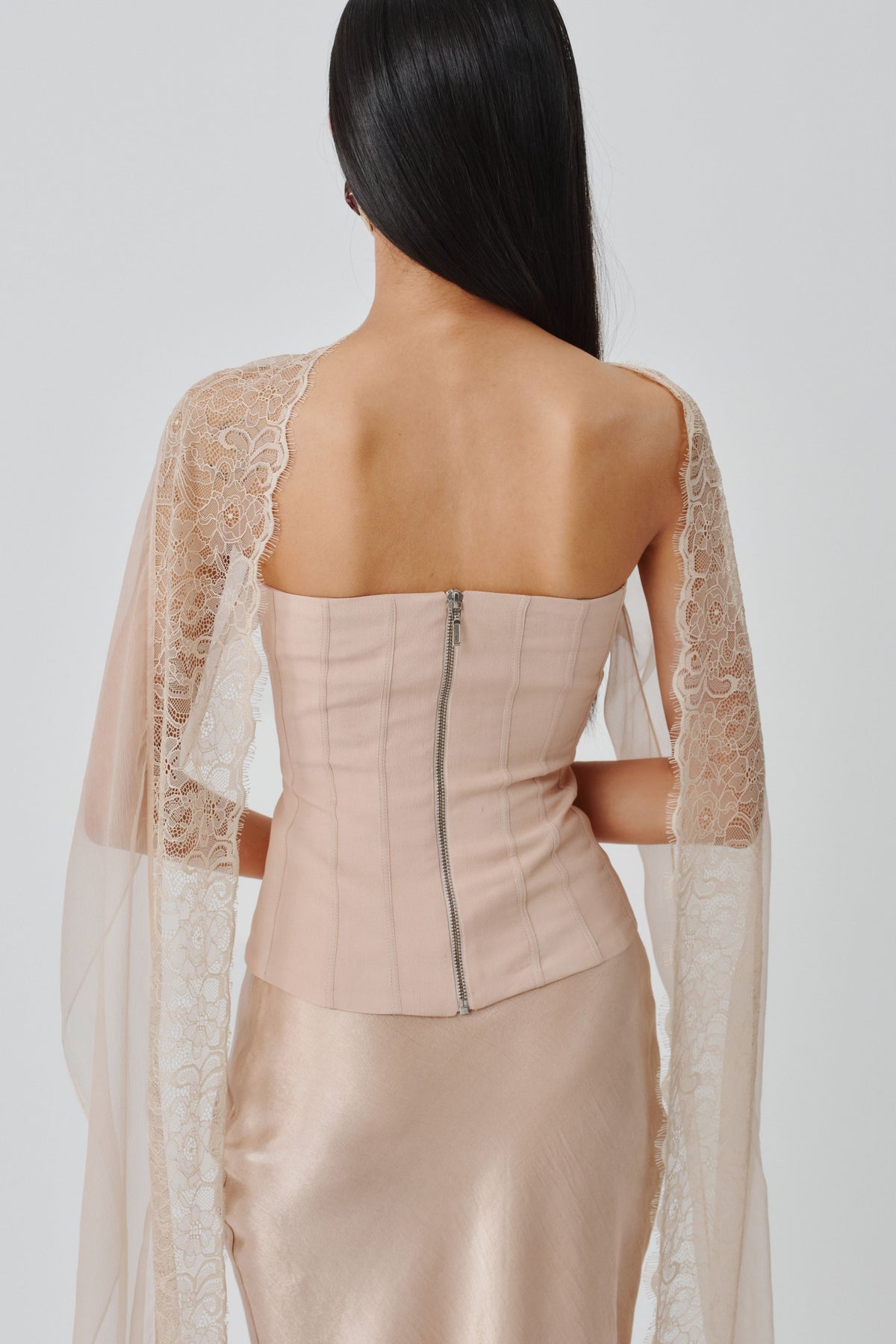 Soft Veil Corset Top
